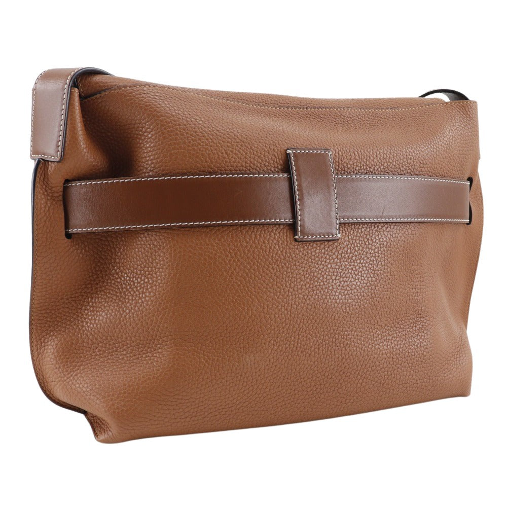 Loewe Messenger, Brown, Leather, shoulder