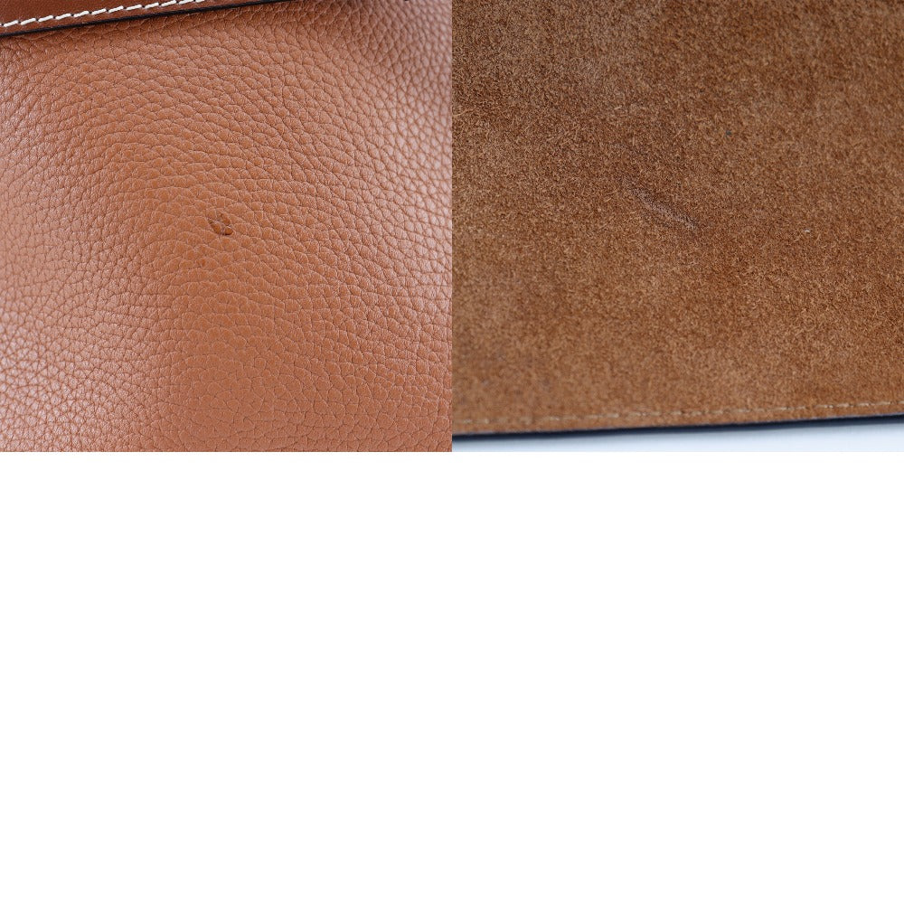 Loewe Messenger, Brown, Leather, shoulder