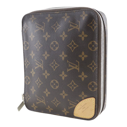 Louis Vuitton Horizon, Brown, Canvas, clutch