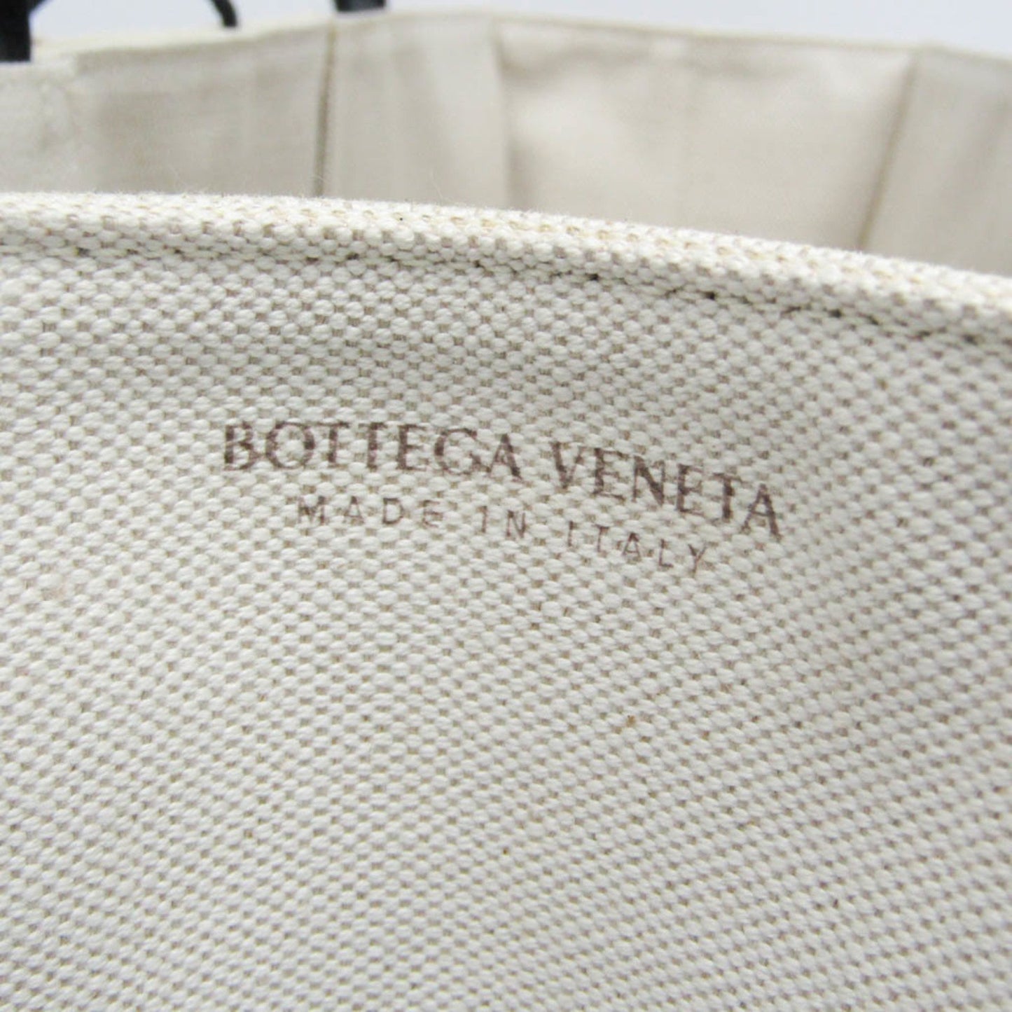 Bottega Veneta Arco, White, Canvas, tote