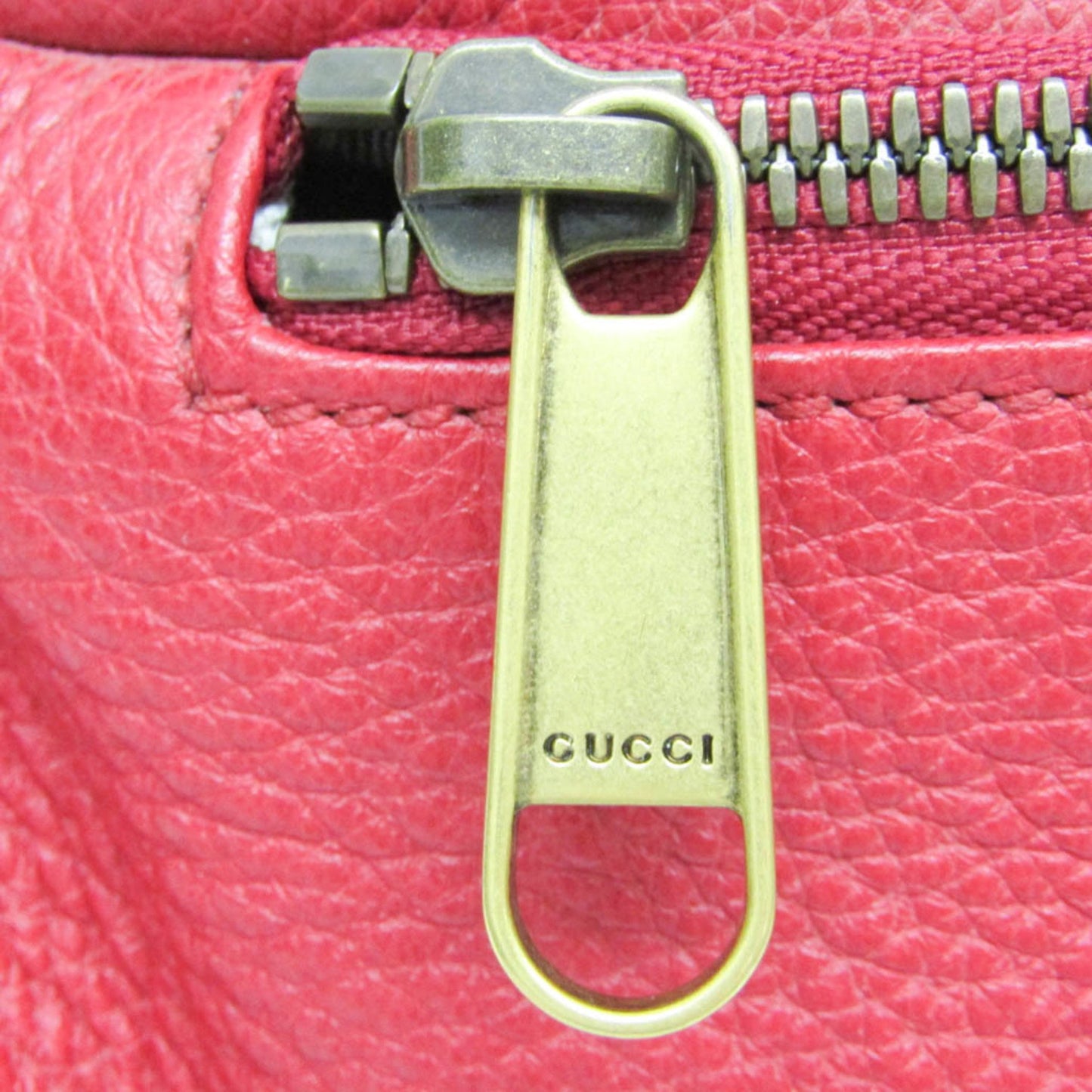 Gucci Logo, Red, Leather, clutch