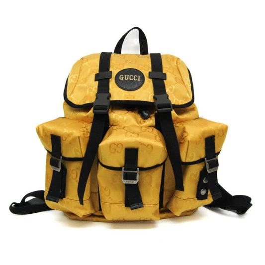 Gucci Off the grid, Yellow, Canvas, backpack