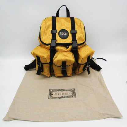 Gucci Off the grid, Yellow, Canvas, backpack