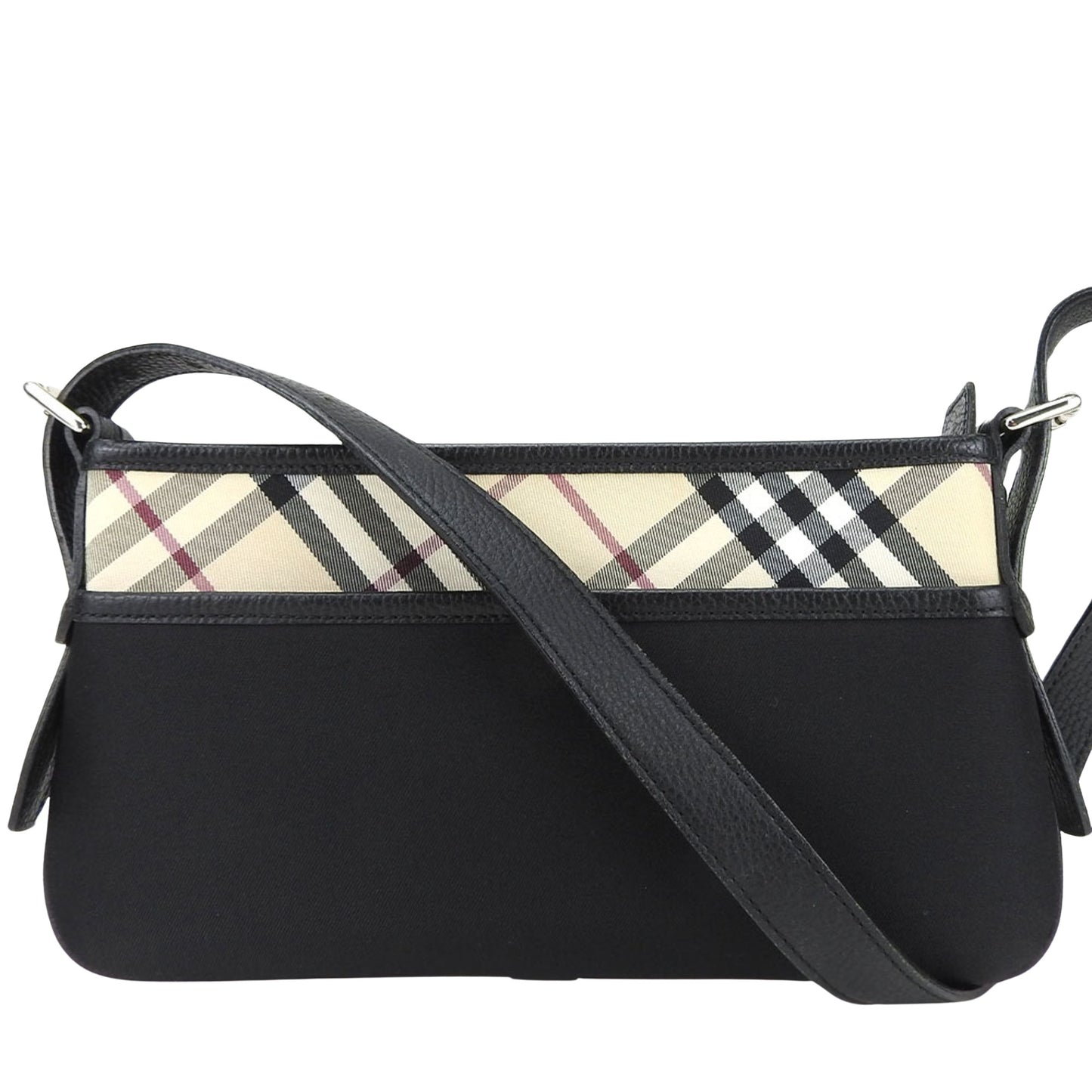 Burberry Nova Check, Black, Canvas, shoulder