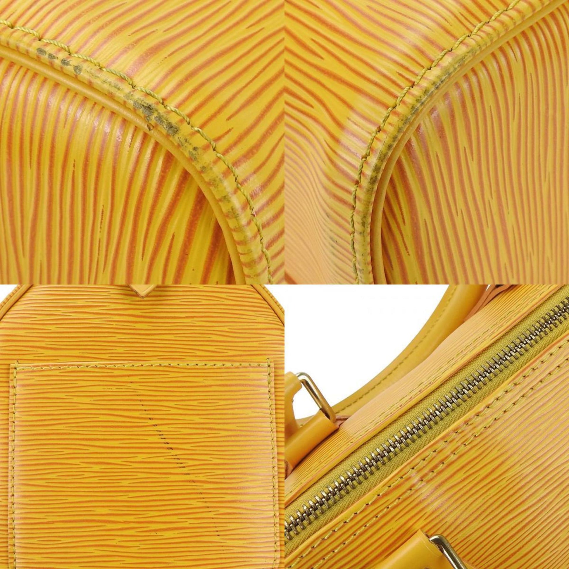 Louis Vuitton Speedy 25, Yellow, Leather, handbag