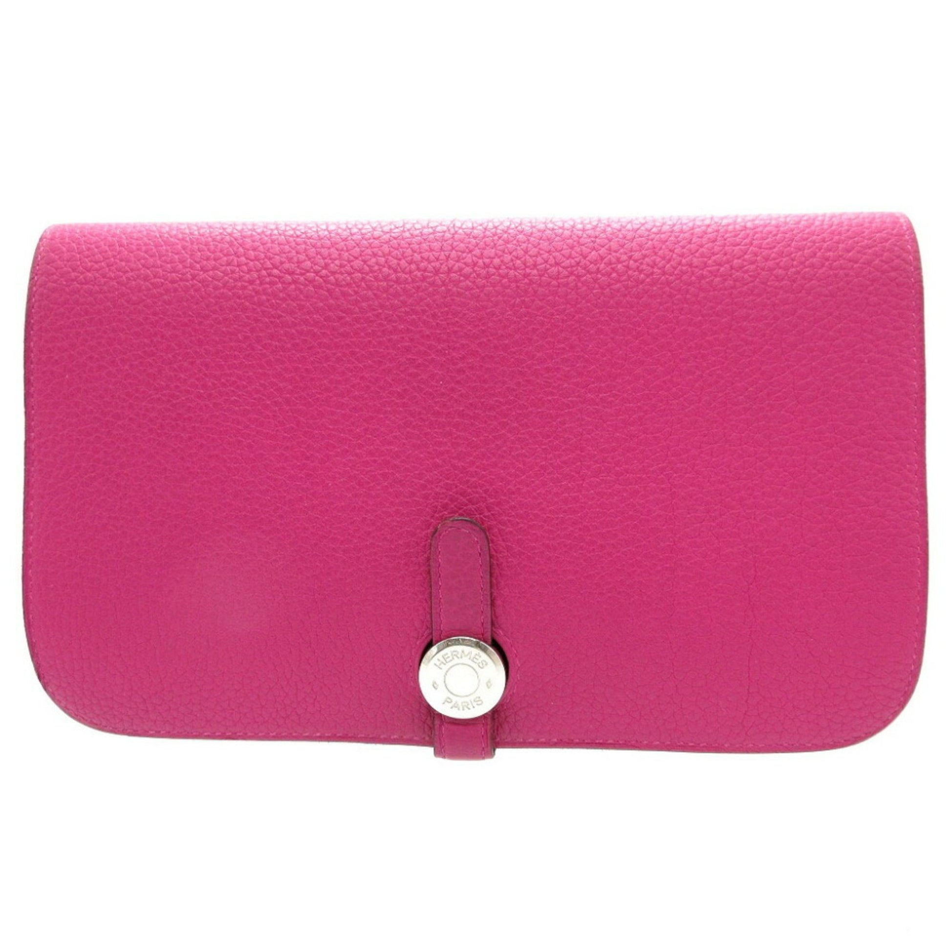 Hermès Dogon, Pink, Leather, wallet