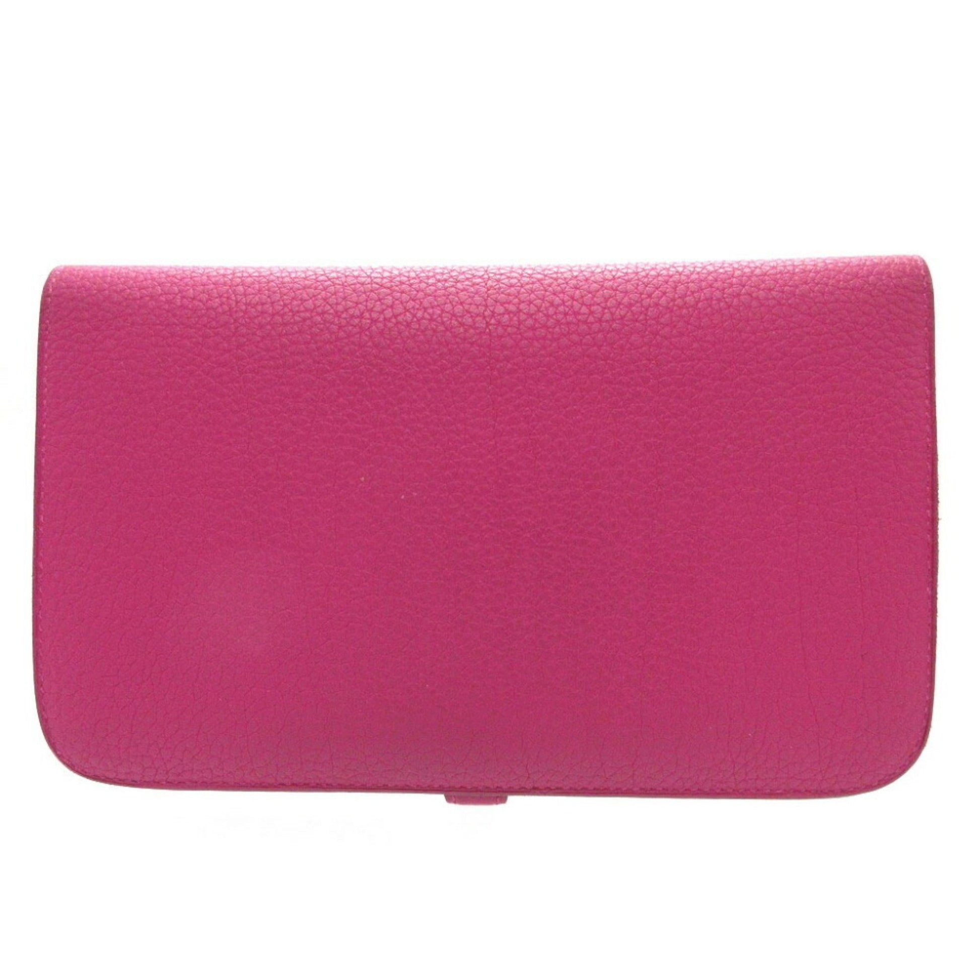 Hermès Dogon, Pink, Leather, wallet