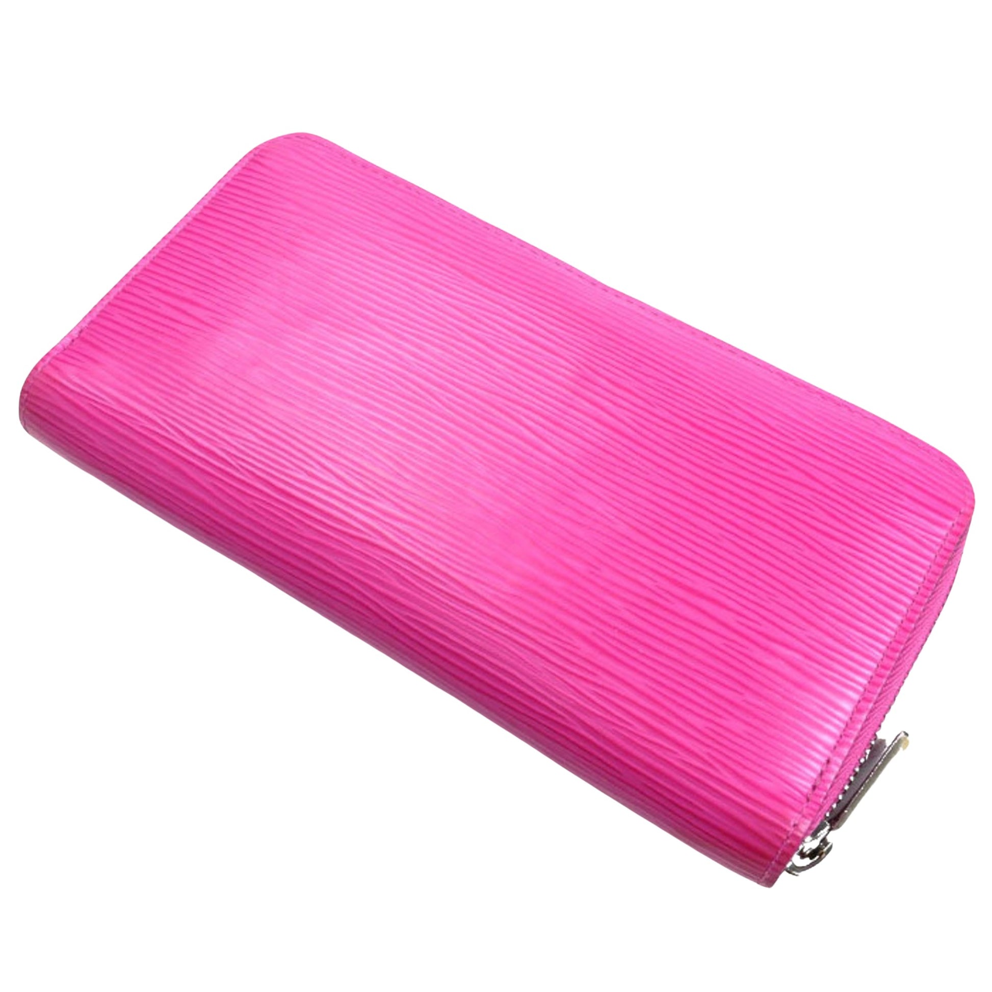 Louis Vuitton Portefeuille zippy, Pink, Leather, wallet