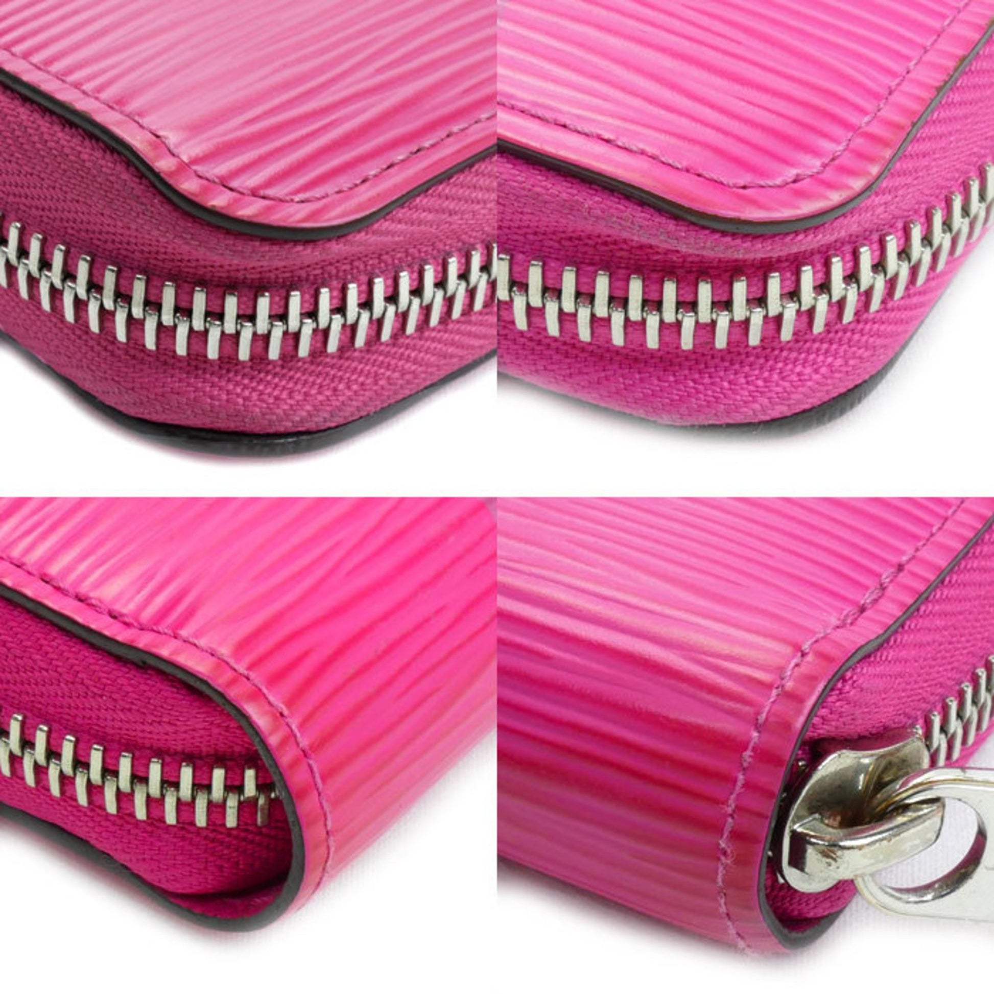 Louis Vuitton Portefeuille zippy, Pink, Leather, wallet