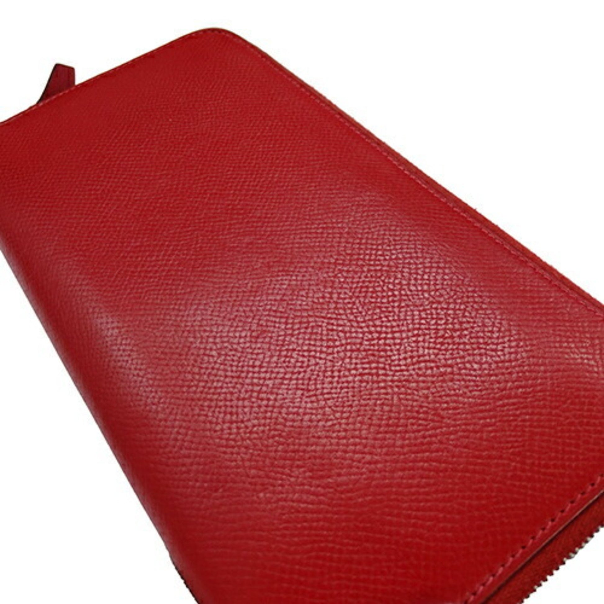 Hermès Azap, Red, Leather, wallet