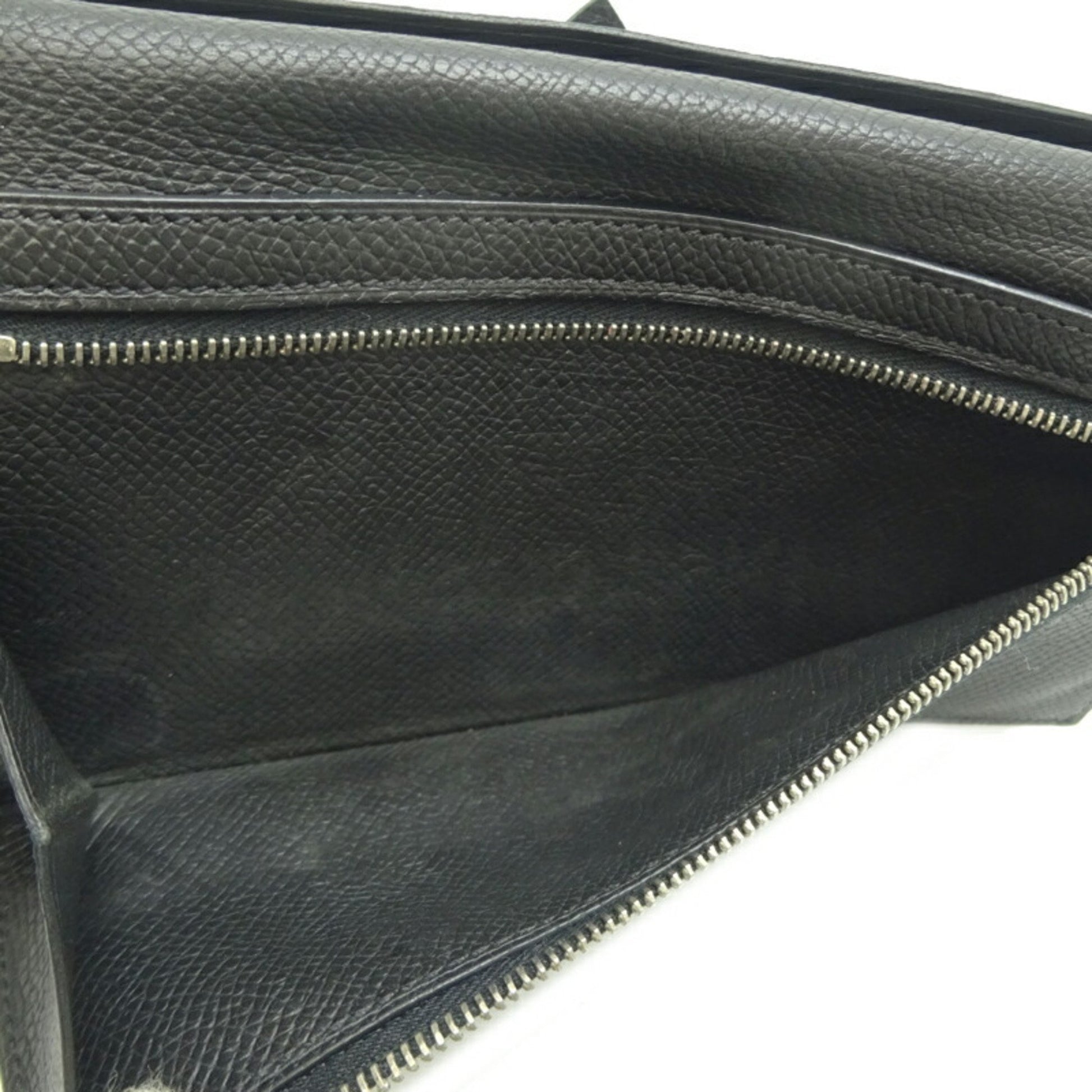 Hermès Béarn, Black, Leather, wallet