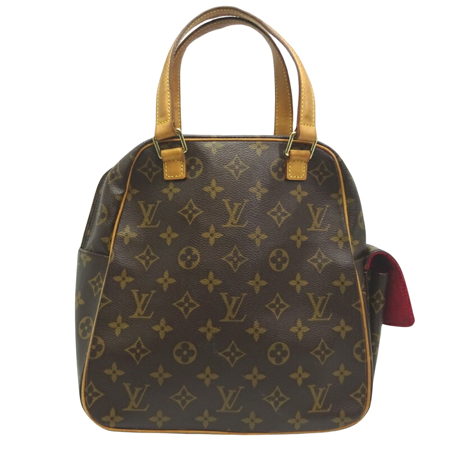 Louis Vuitton Excentri cité, Brown, Canvas, handbag