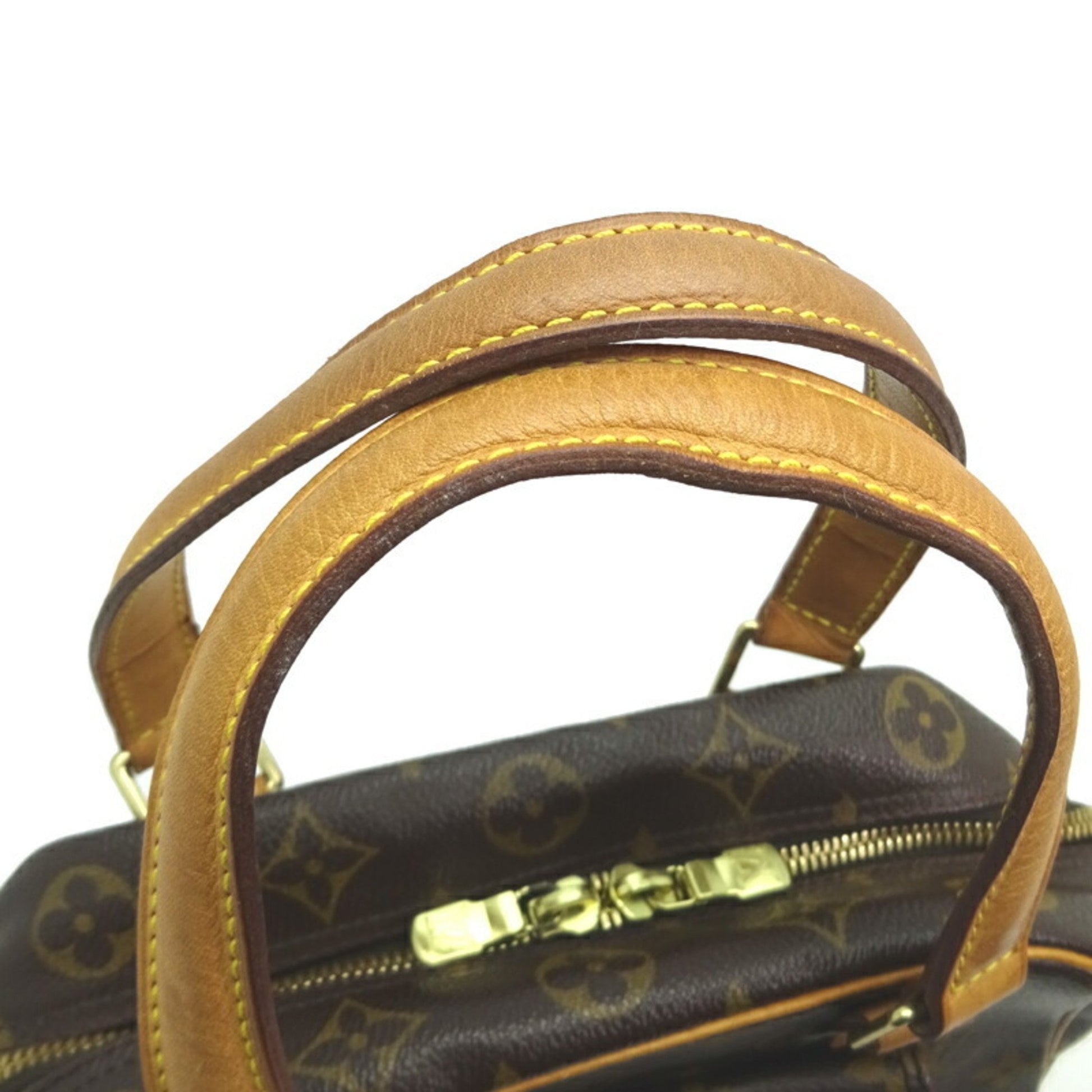 Louis Vuitton Excentri cité, Brown, Canvas, handbag