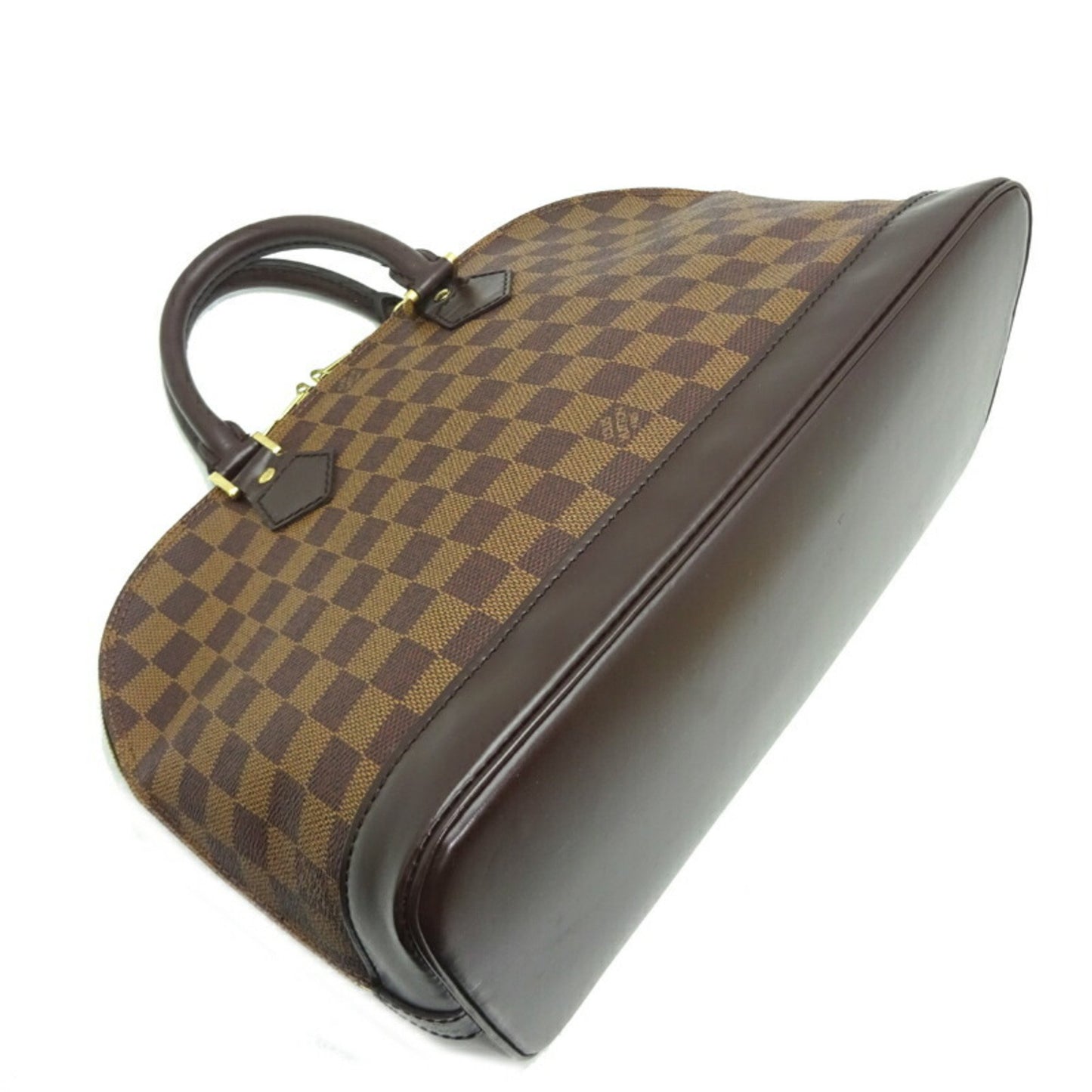 Louis Vuitton Alma, Brown, Canvas, handbag