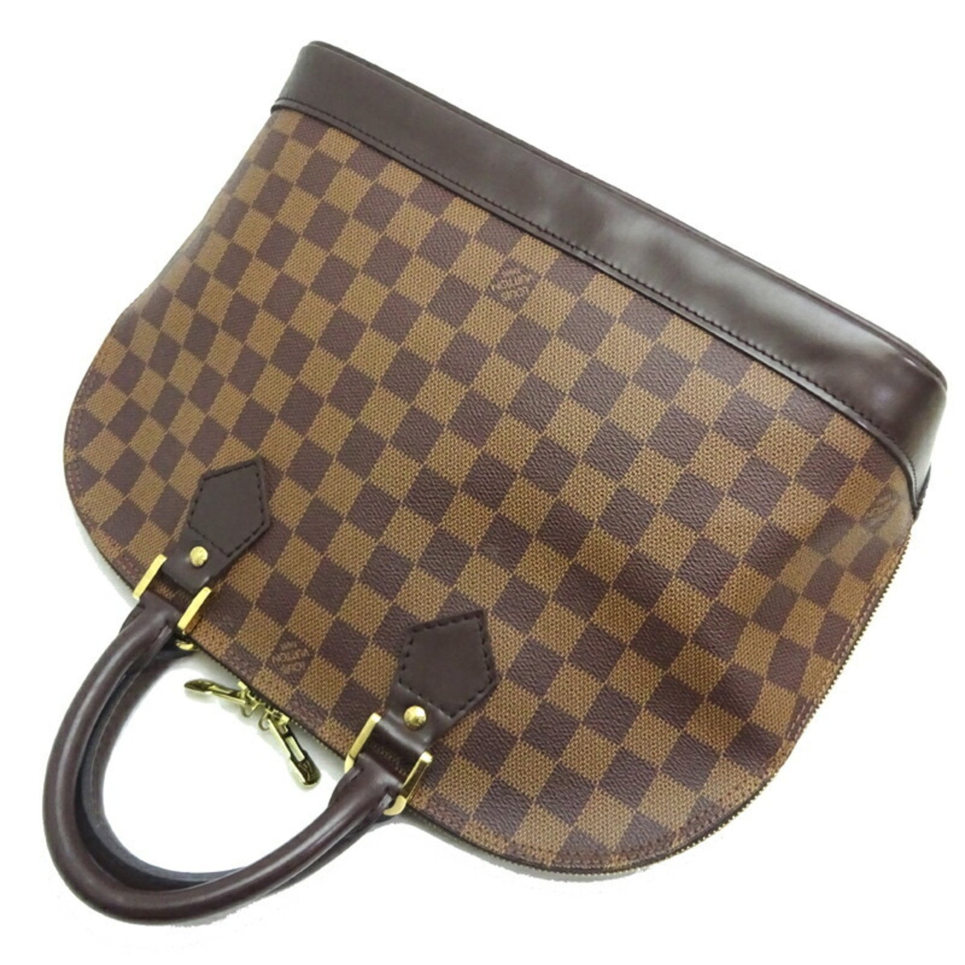 Louis Vuitton Alma, Brown, Canvas, handbag