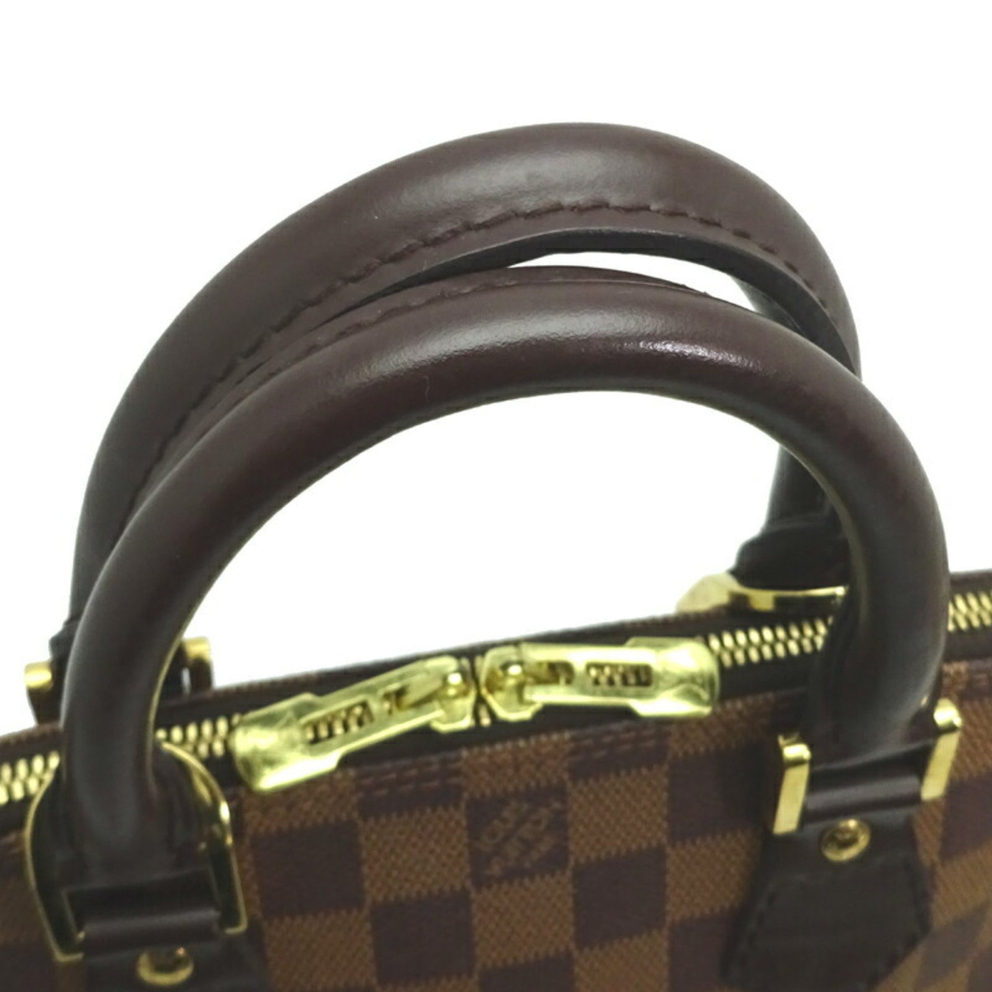 Louis Vuitton Alma, Brown, Canvas, handbag