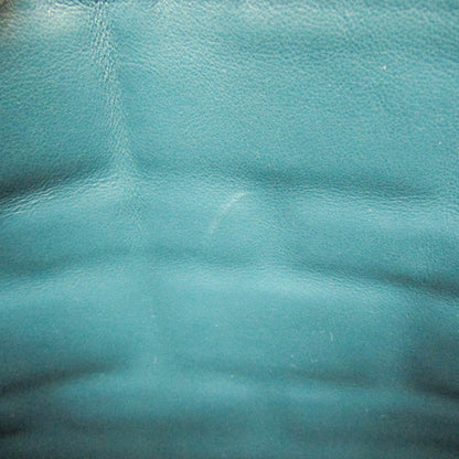 Bottega Veneta Bloc, Turquoise, Leather, clutch