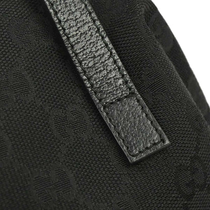 Gucci Zip Around Bowling GG Canvas, Black, Canvas, Handbag