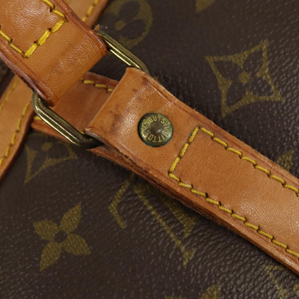 Louis Vuitton Sac Souple Handbag Monogram Canvas, BROWN, CANVAS, Handbag