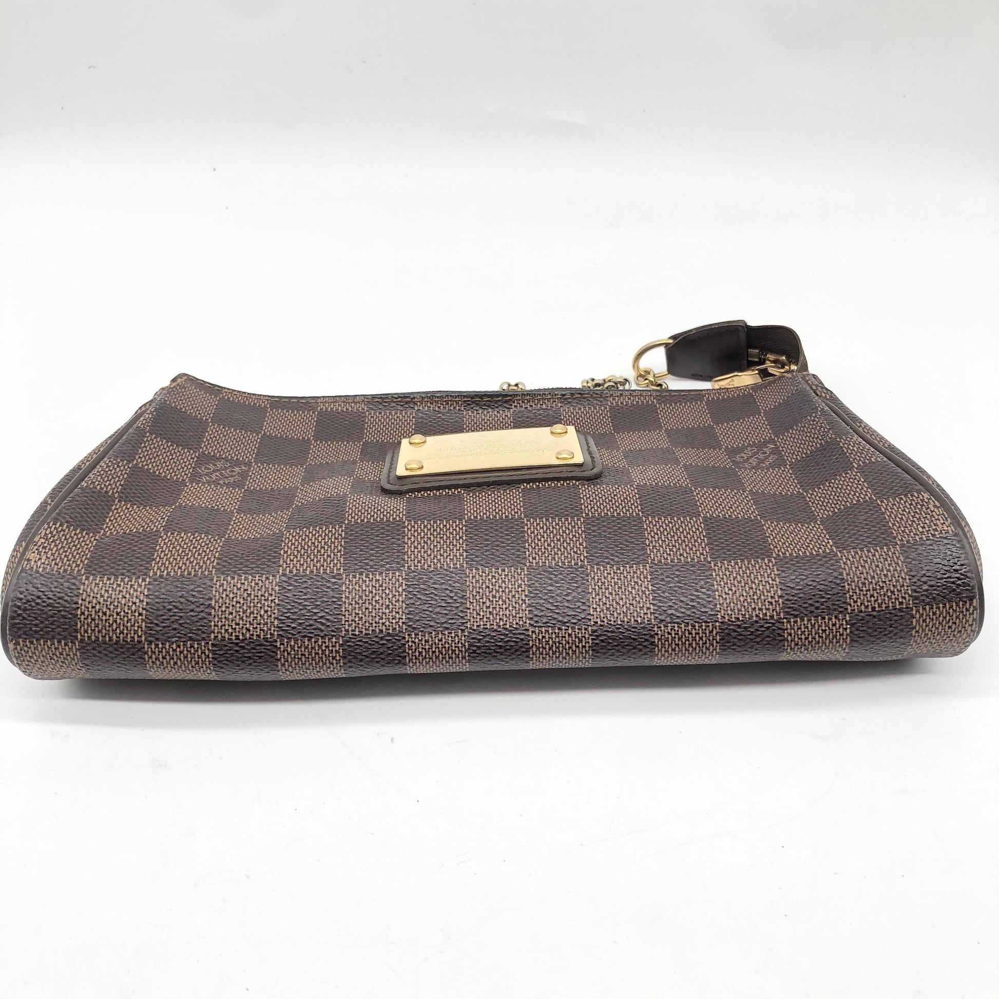 Louis Vuitton Eva Damier Ebene, Brown, Canvas, Shoulder Bag