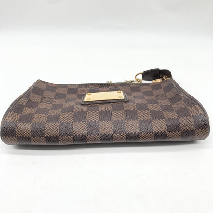 Louis Vuitton Eva Damier Ebene, Brown, Canvas, Shoulder Bag