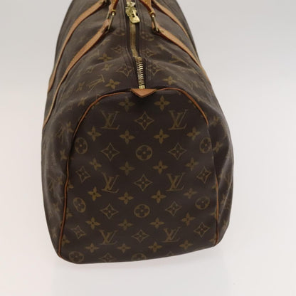 Louis Vuitton Keepall 45, Brown, Canvas, travel