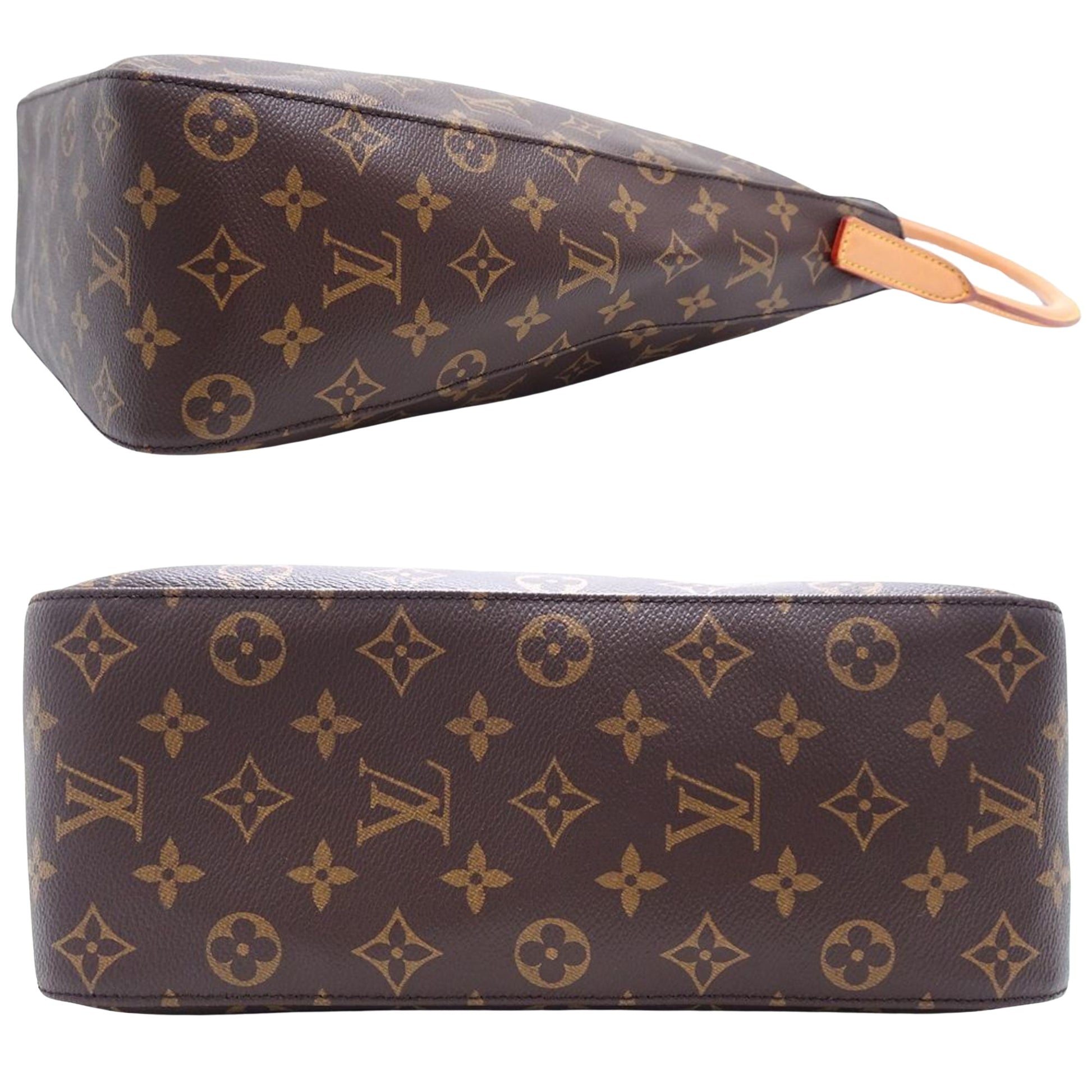 Louis Vuitton Looping GM, Brown, Canvas, shoulder