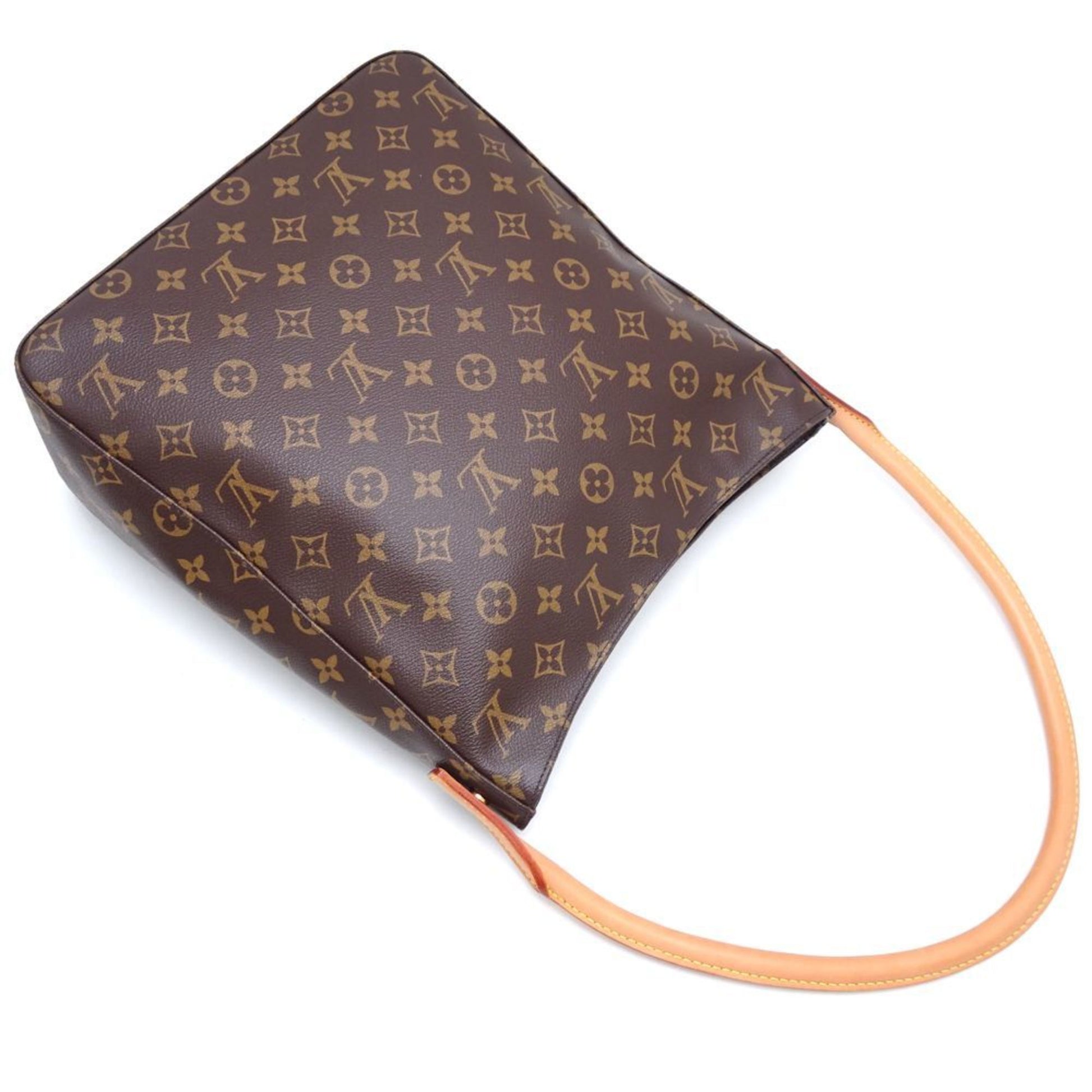 Louis Vuitton Looping GM, Brown, Canvas, shoulder