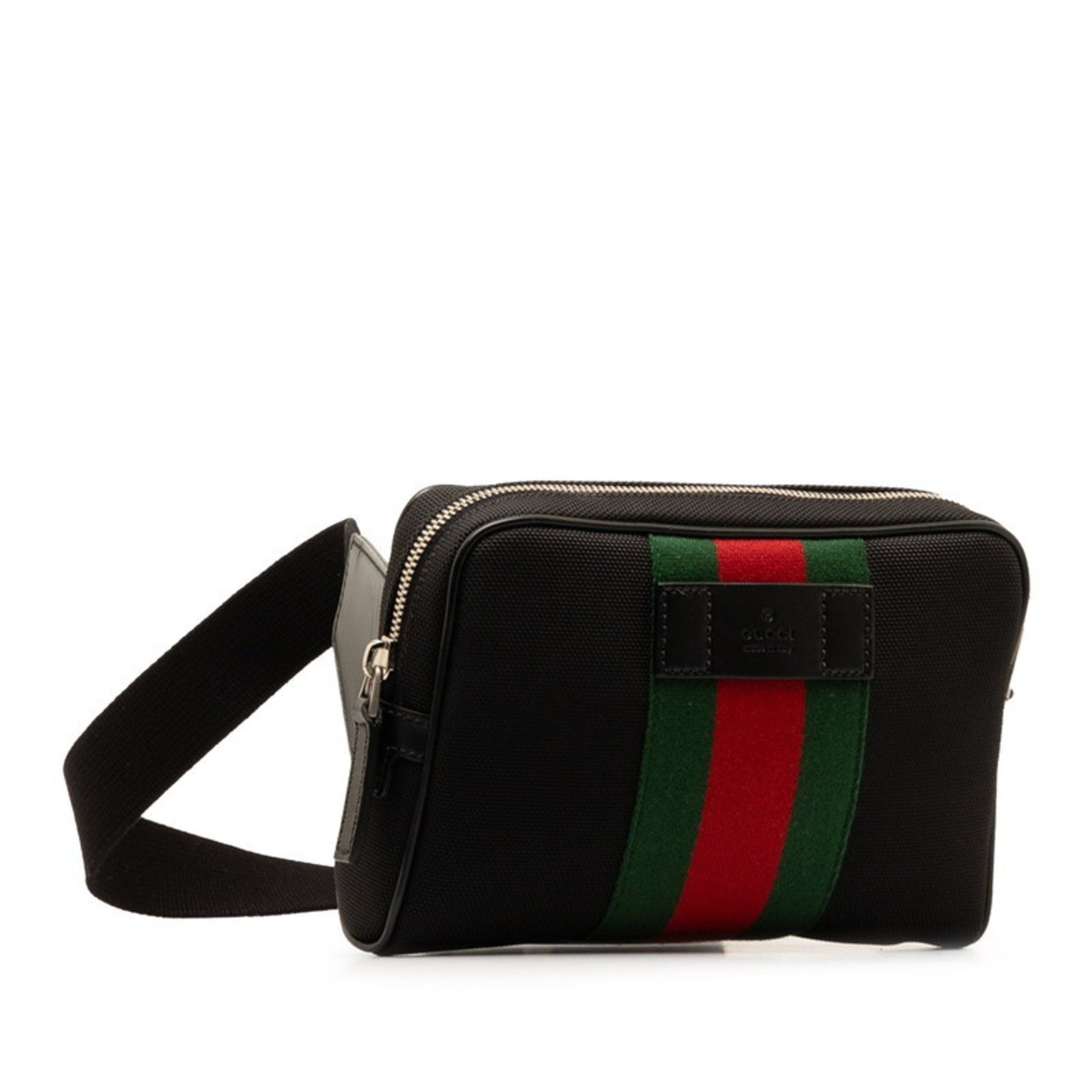 Gucci Sherry, Black, Canvas, clutch