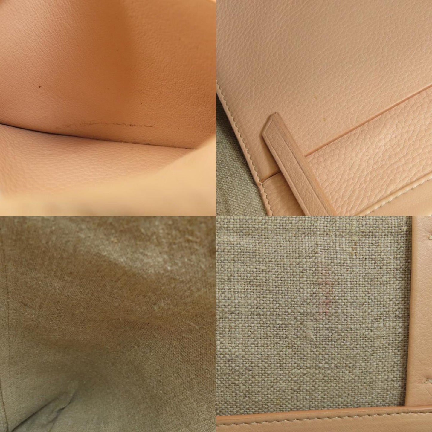 Céline, Beige, Leather, tote