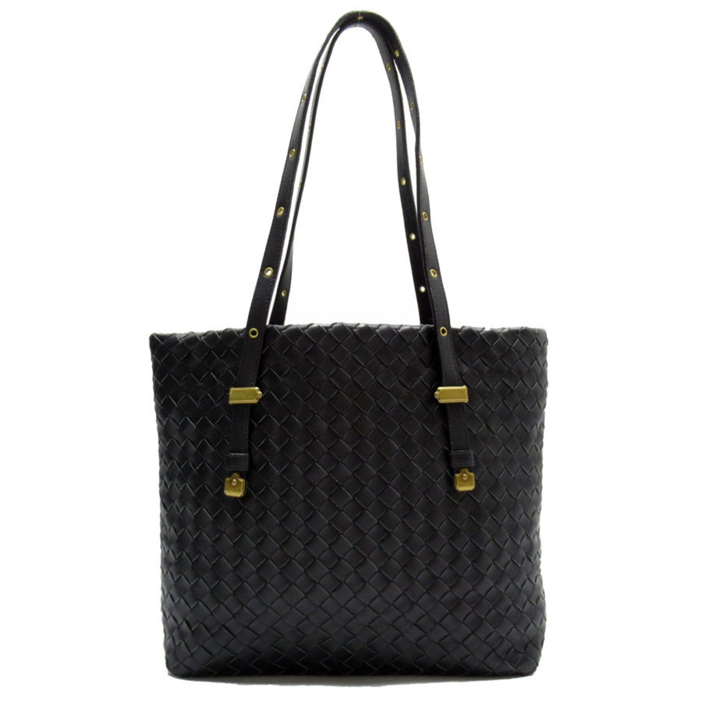 Bottega Veneta Intrecciato, Black, Leather, shoulder