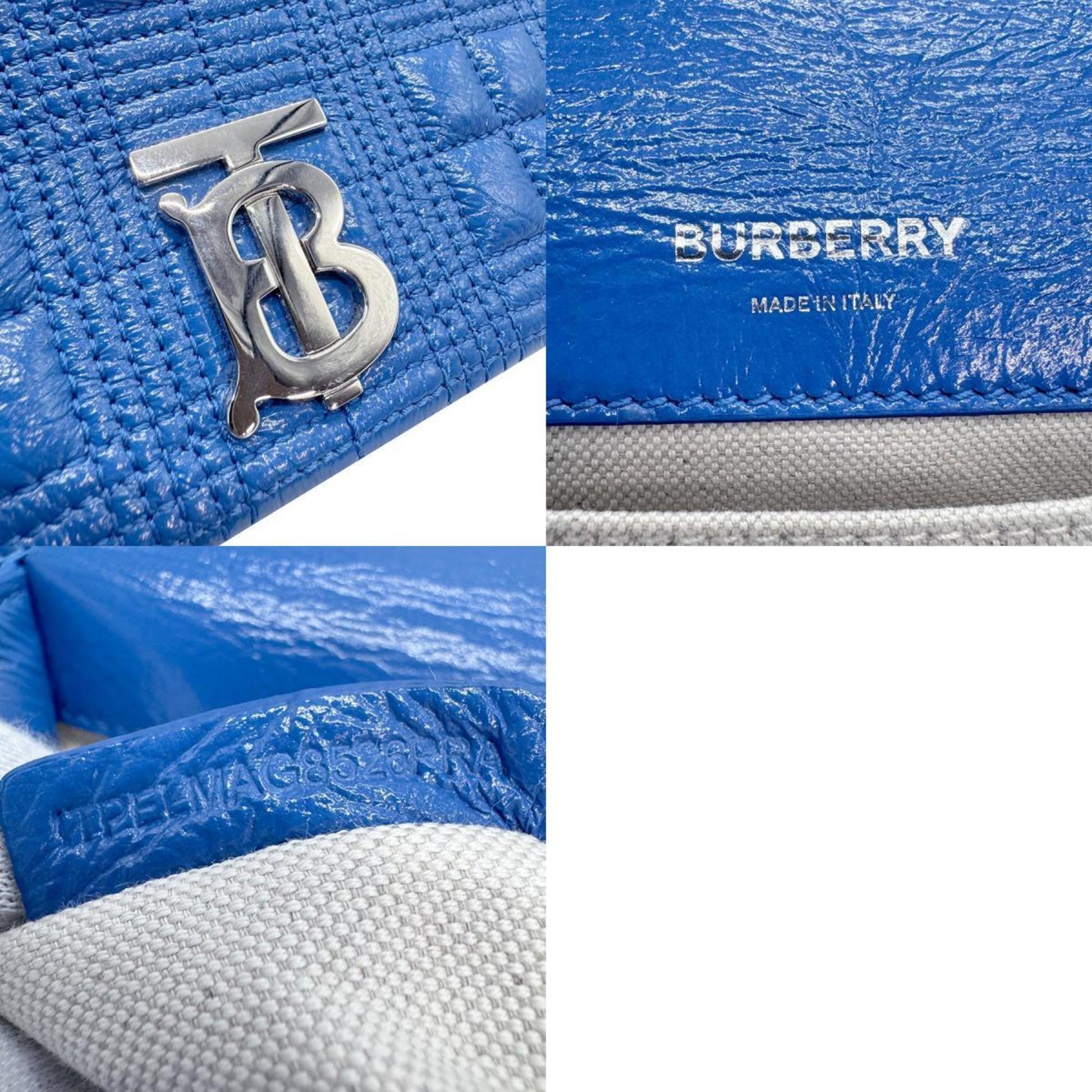 Burberry TB, Blue, Leather, shoulder