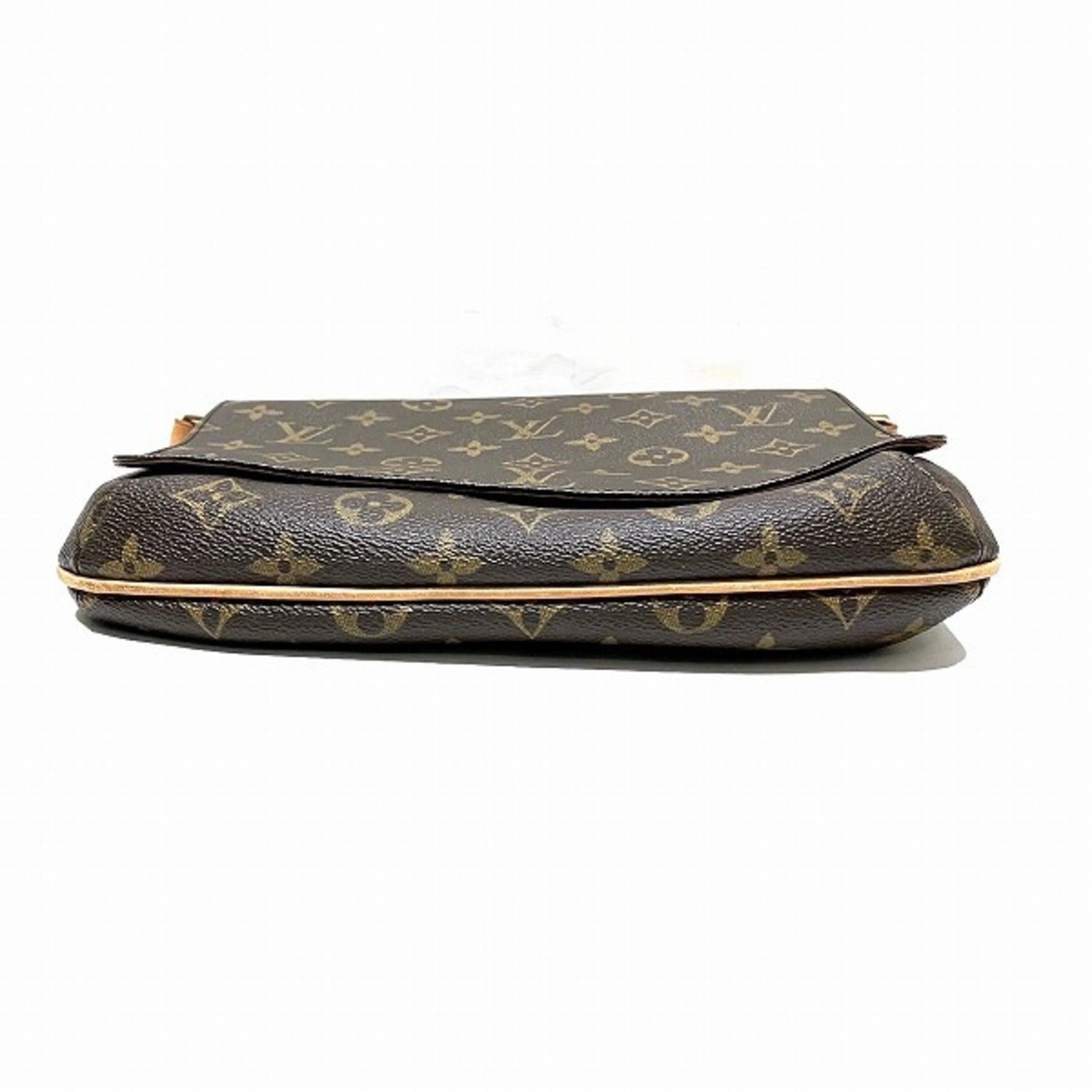 Louis Vuitton Musette Tango, Brown, Canvas, shoulder