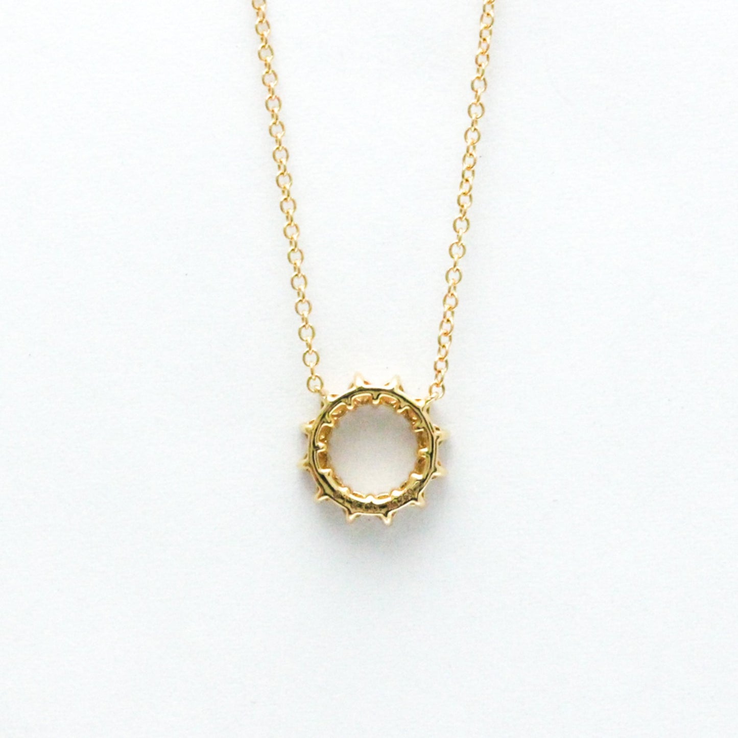 Tiffany & Co Open Circle, Gold, Rose Gold, necklace