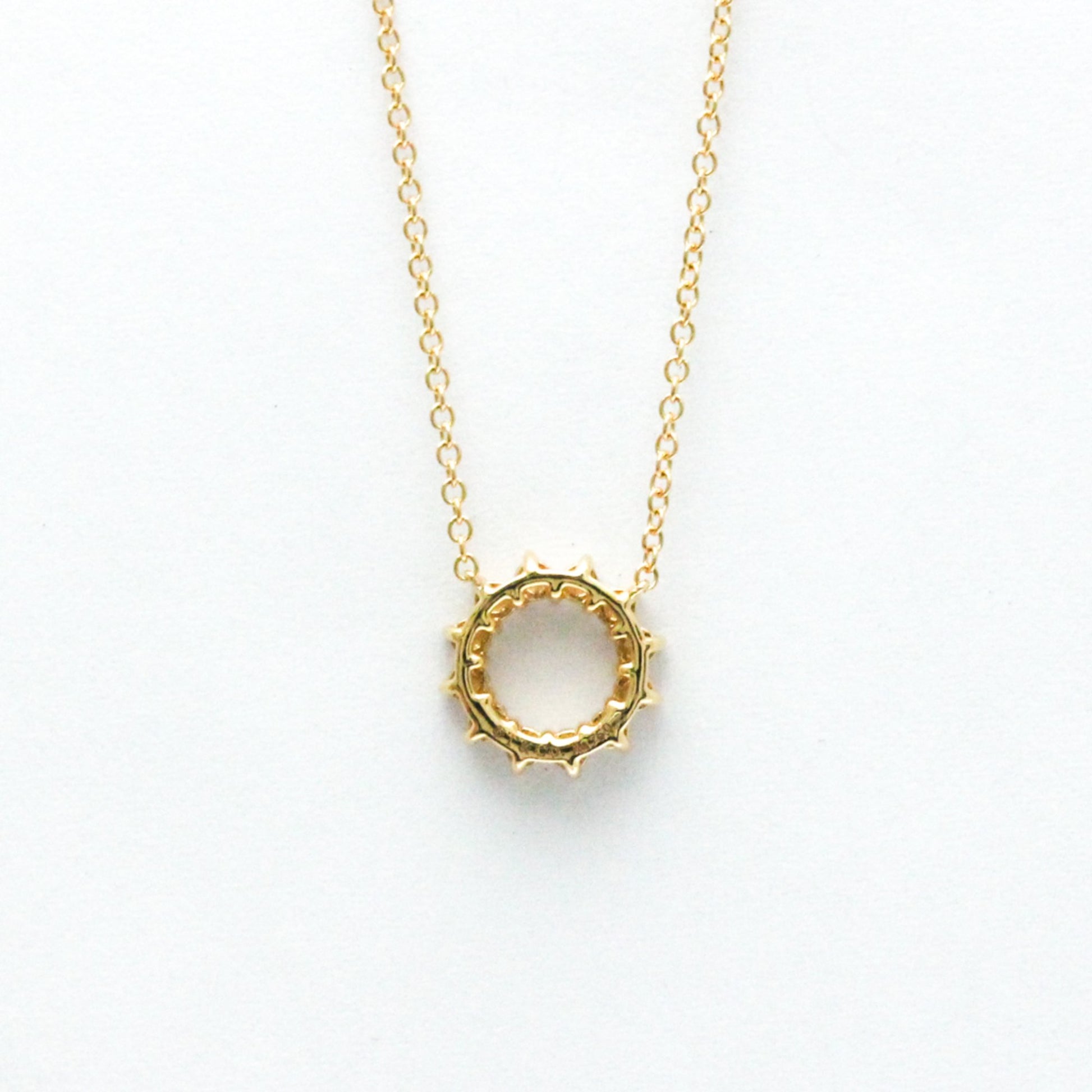 Tiffany & Co Open Circle, Gold, Rose Gold, necklace