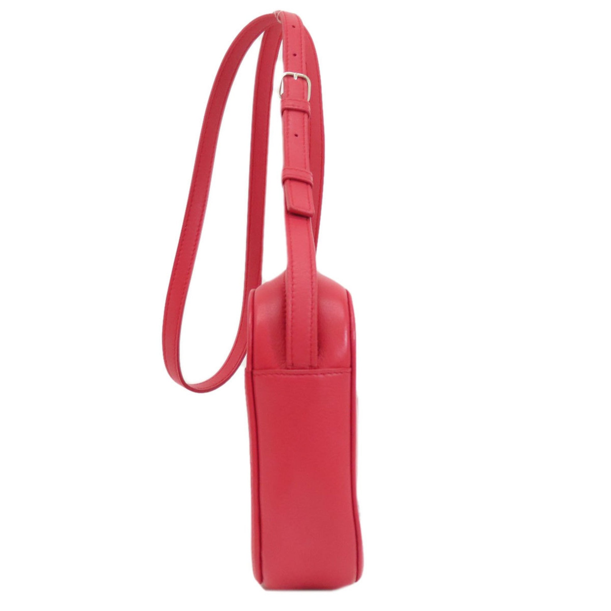 Balenciaga Everyday, Red, Leather, shoulder