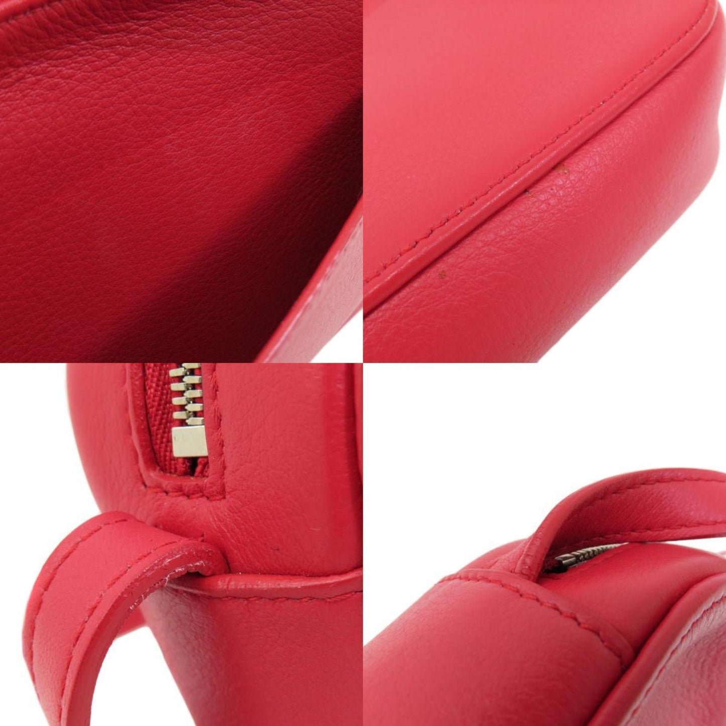 Balenciaga Everyday, Red, Leather, shoulder