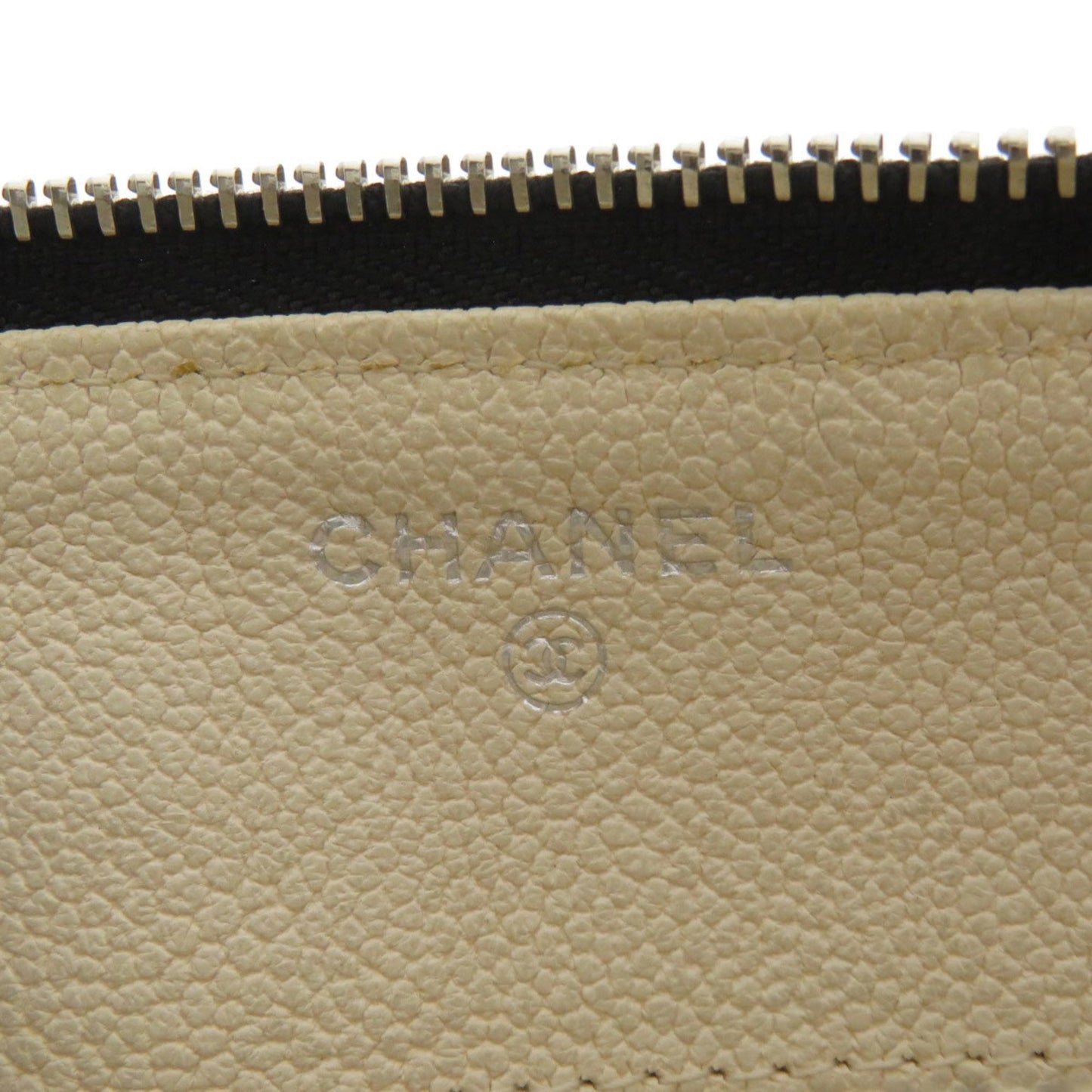 Chanel Coco Mark, Black, Canvas, clutch