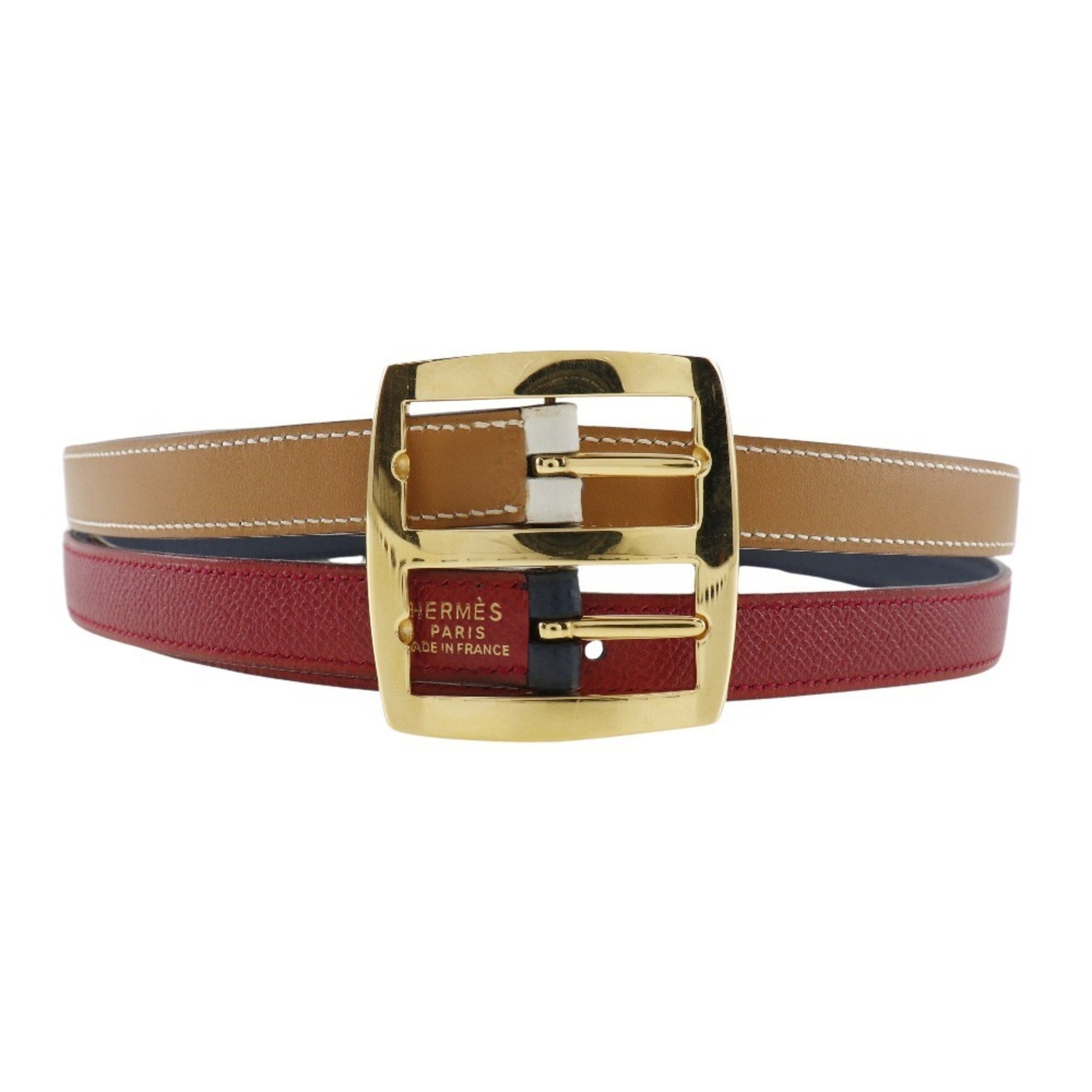 Hermès, Multicolour, Leather, belt