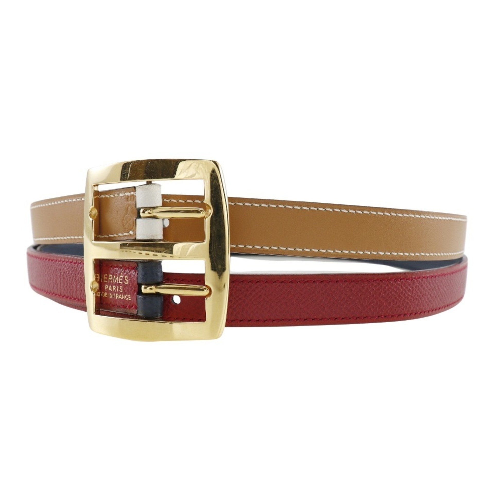 Hermès, Multicolour, Leather, belt