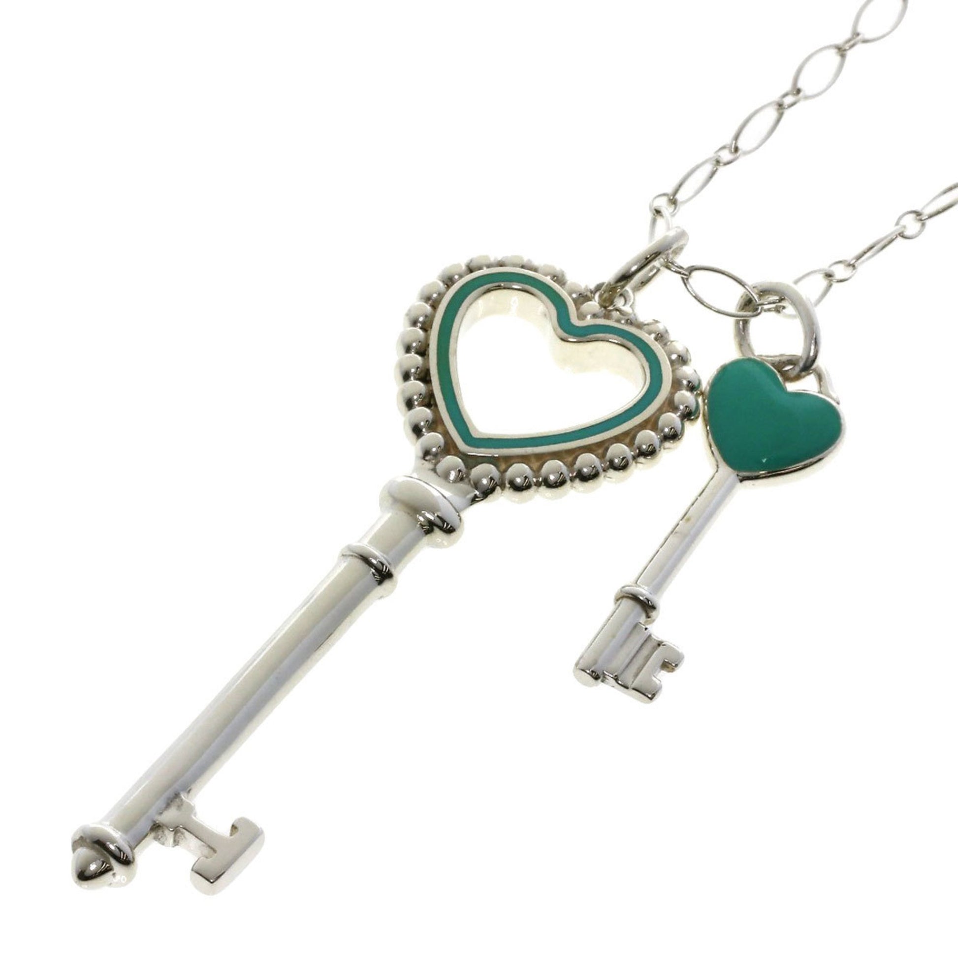 Tiffany & Co Key heart, Silver, Silver, necklace