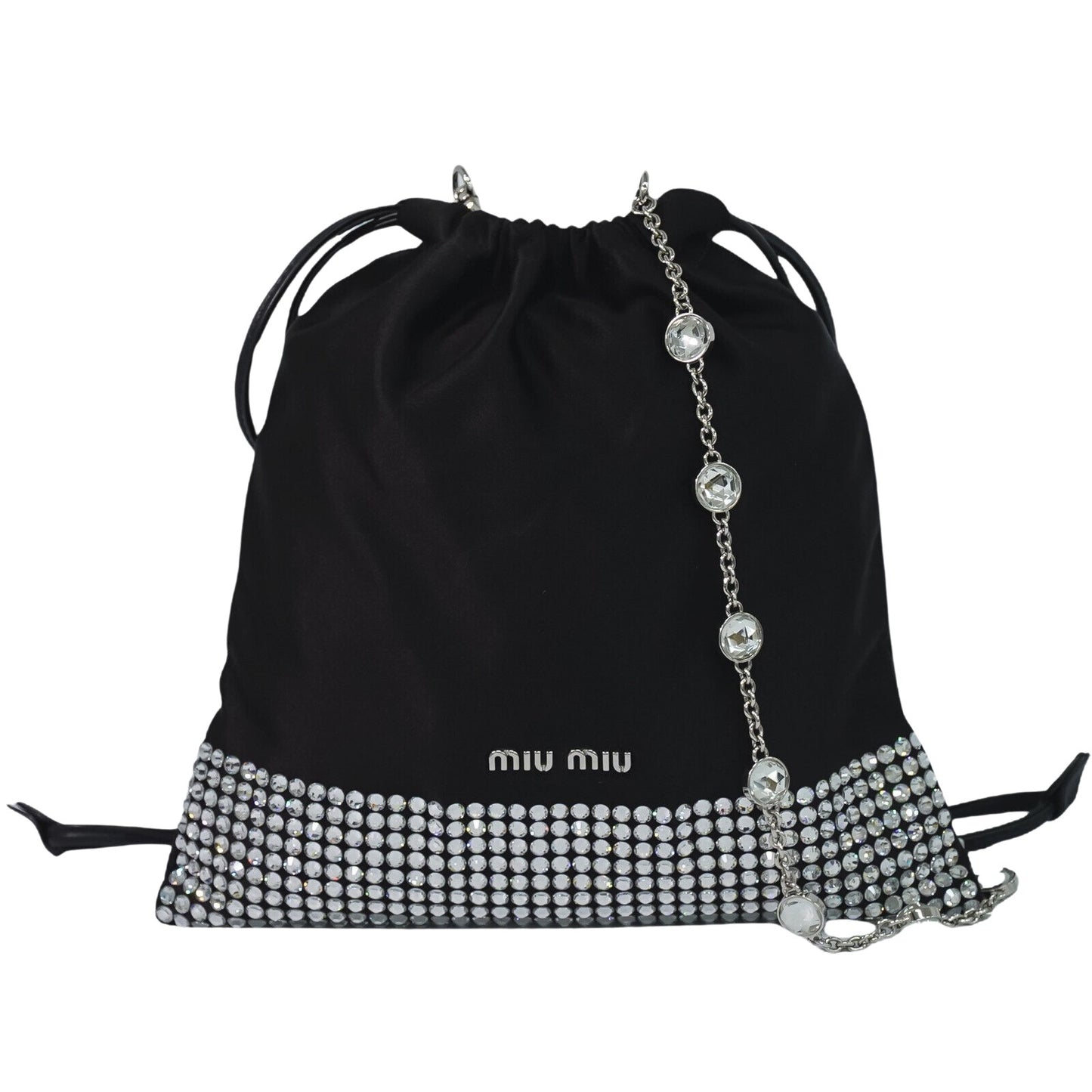 Miu Miu Starlight, Black, Silk, shoulder