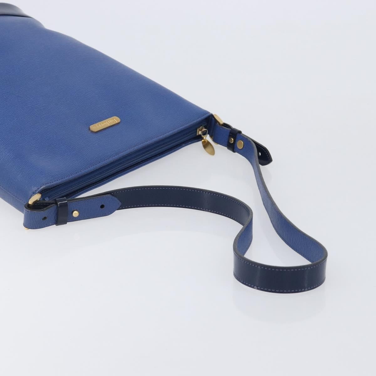 Burberry Shoulder Leather, Blue, Leather, Shoulder Bag
