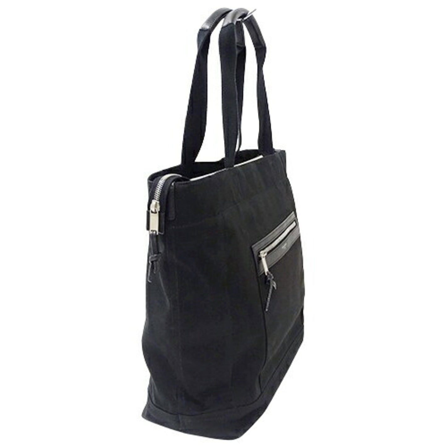 Saint Laurent, Black, Canvas, tote