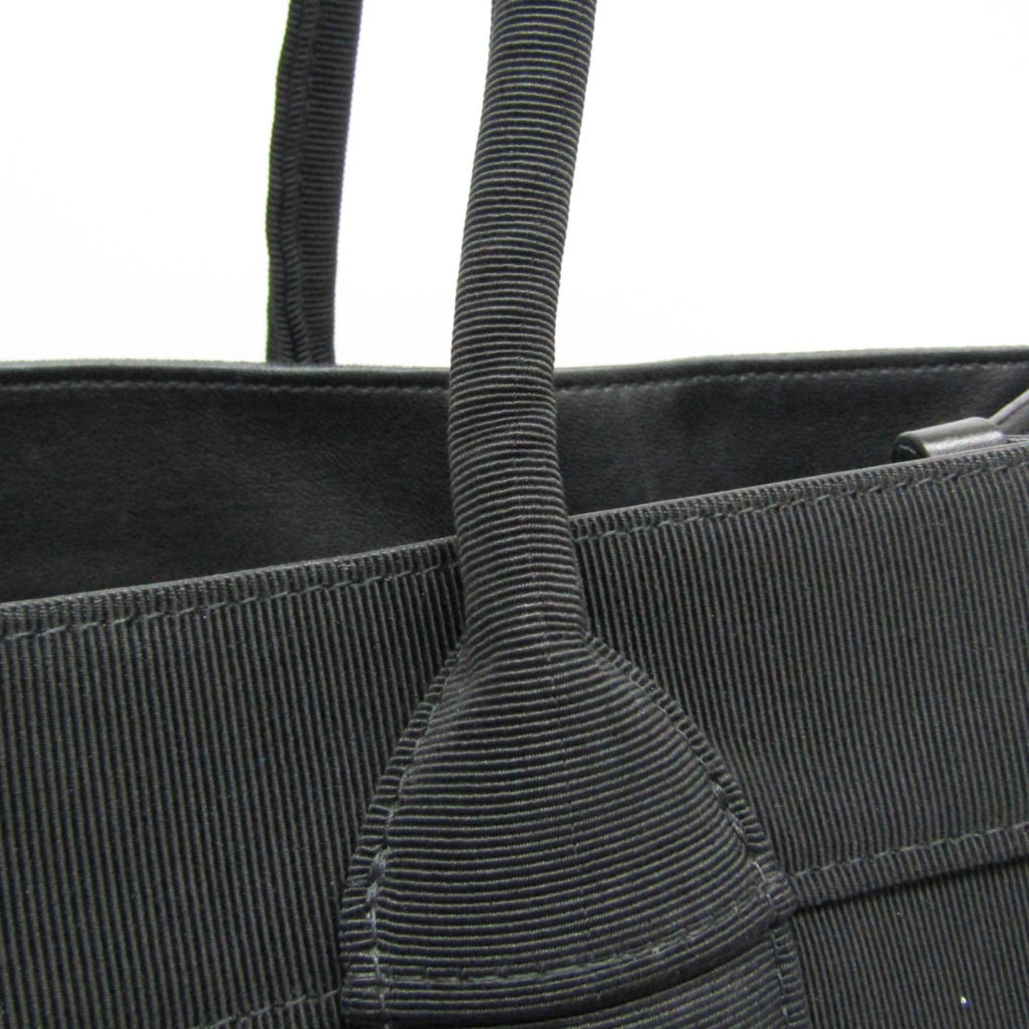 Salvatore Ferragamo, Black, Canvas, tote