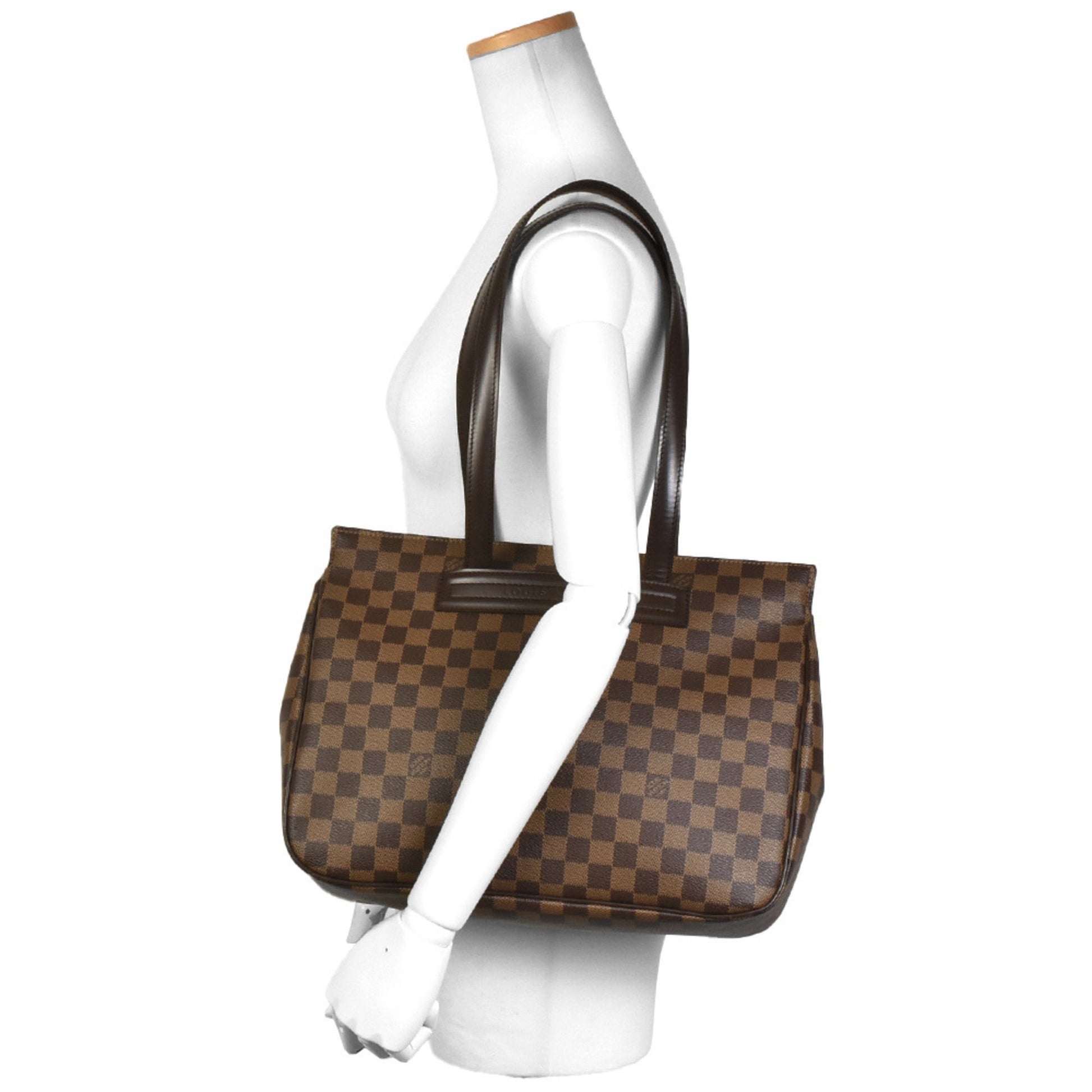 Louis Vuitton Parioli, Brown, Canvas, shoulder