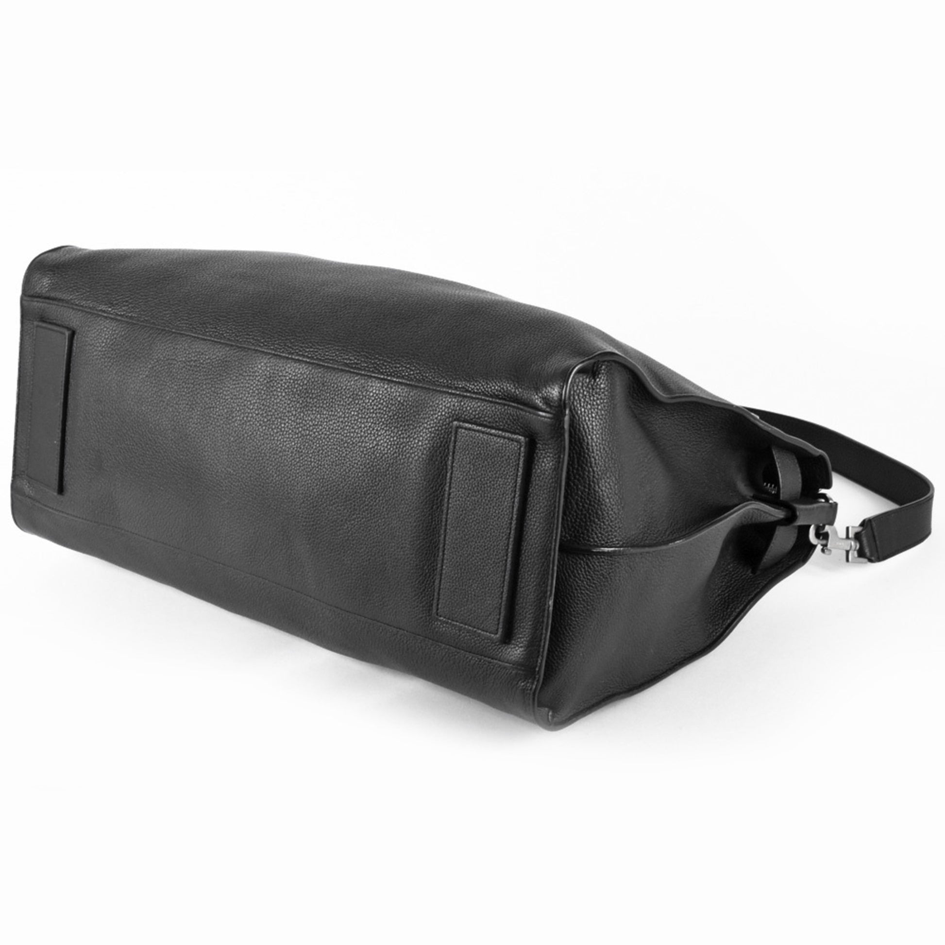 Saint Laurent Duffle, Black, Leather, travel