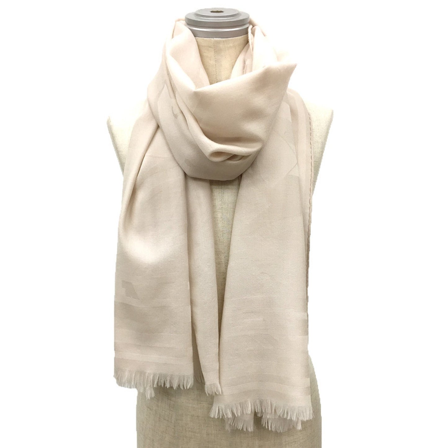 Hermès, Beige, Wool, shawl