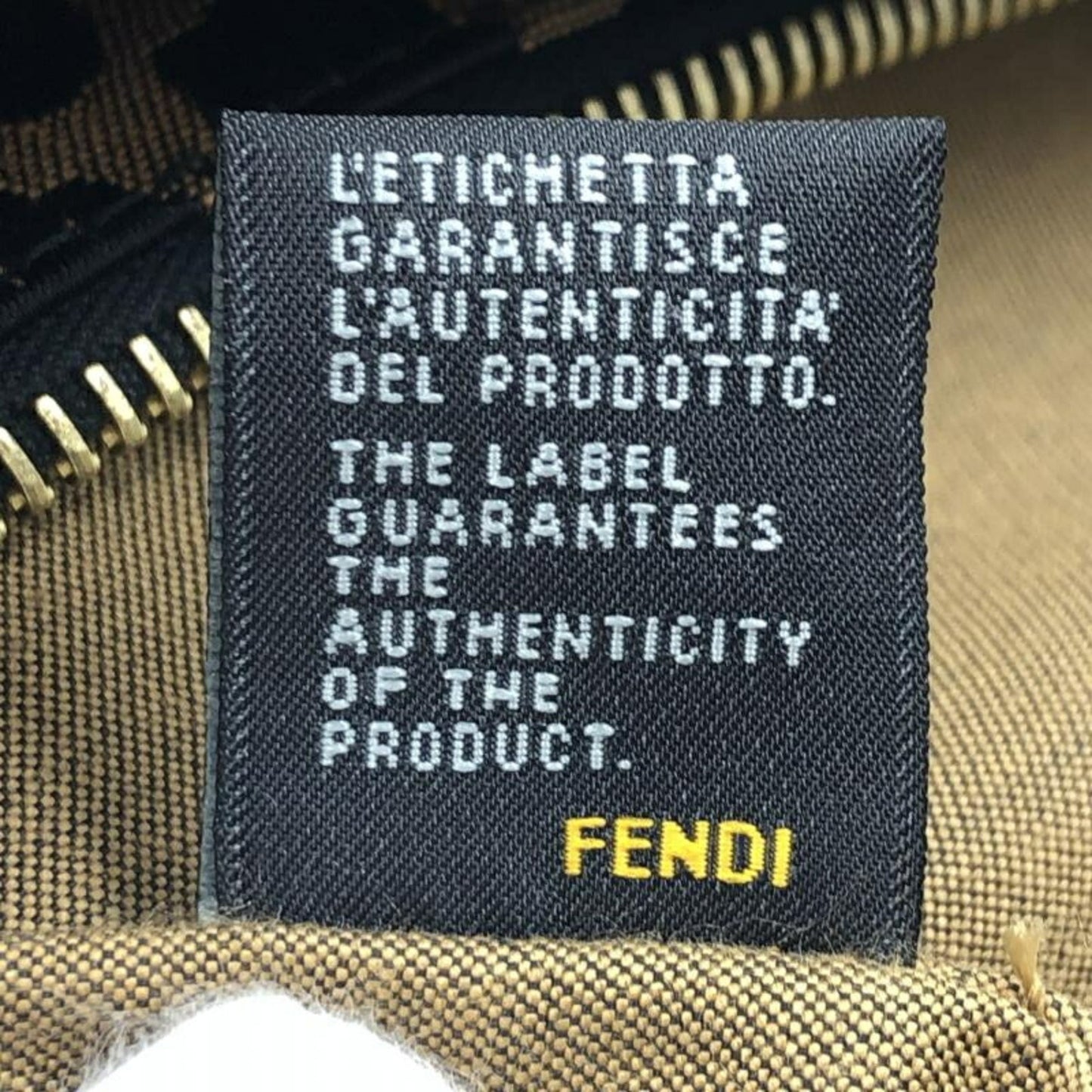 Fendi, Black, Canvas, tote