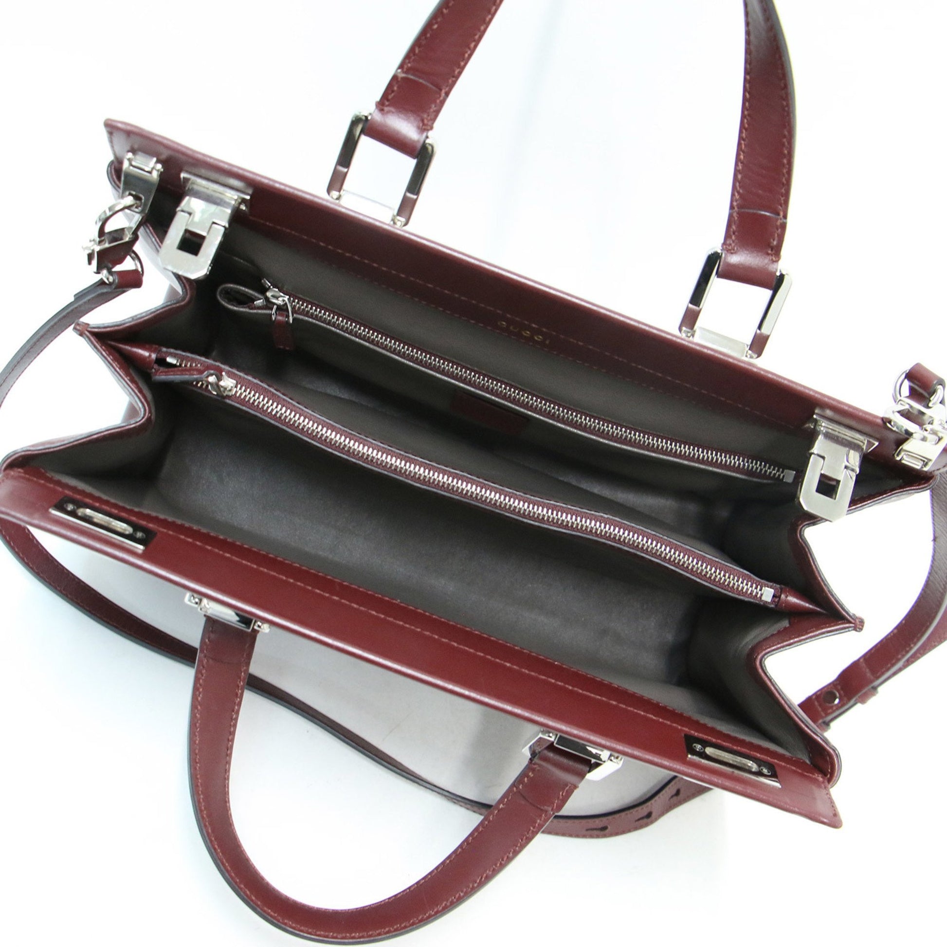 Gucci Zumi, Burgundy, Leather, shoulder